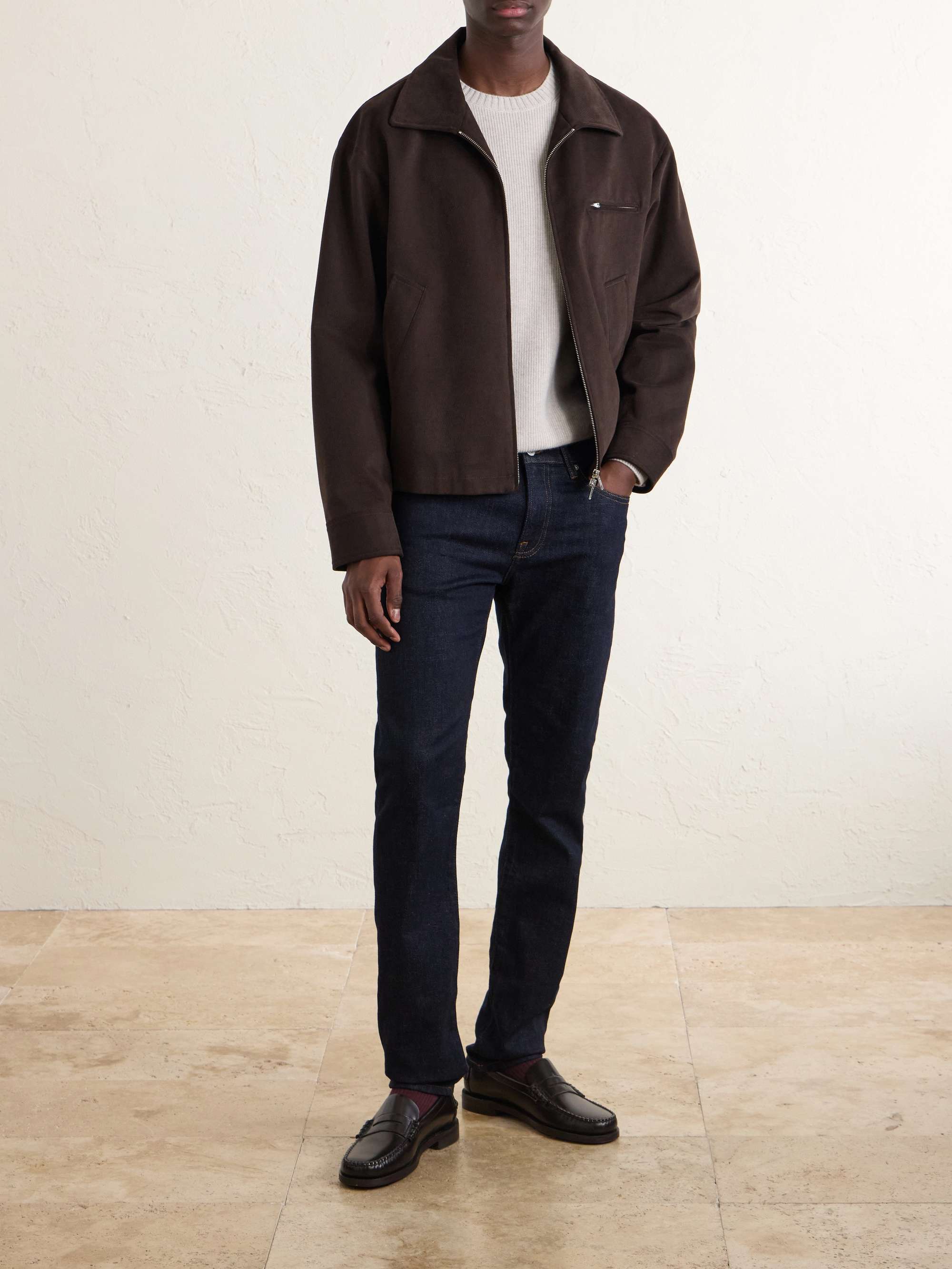FRAME L'Homme Slim-Fit Denim Jeans