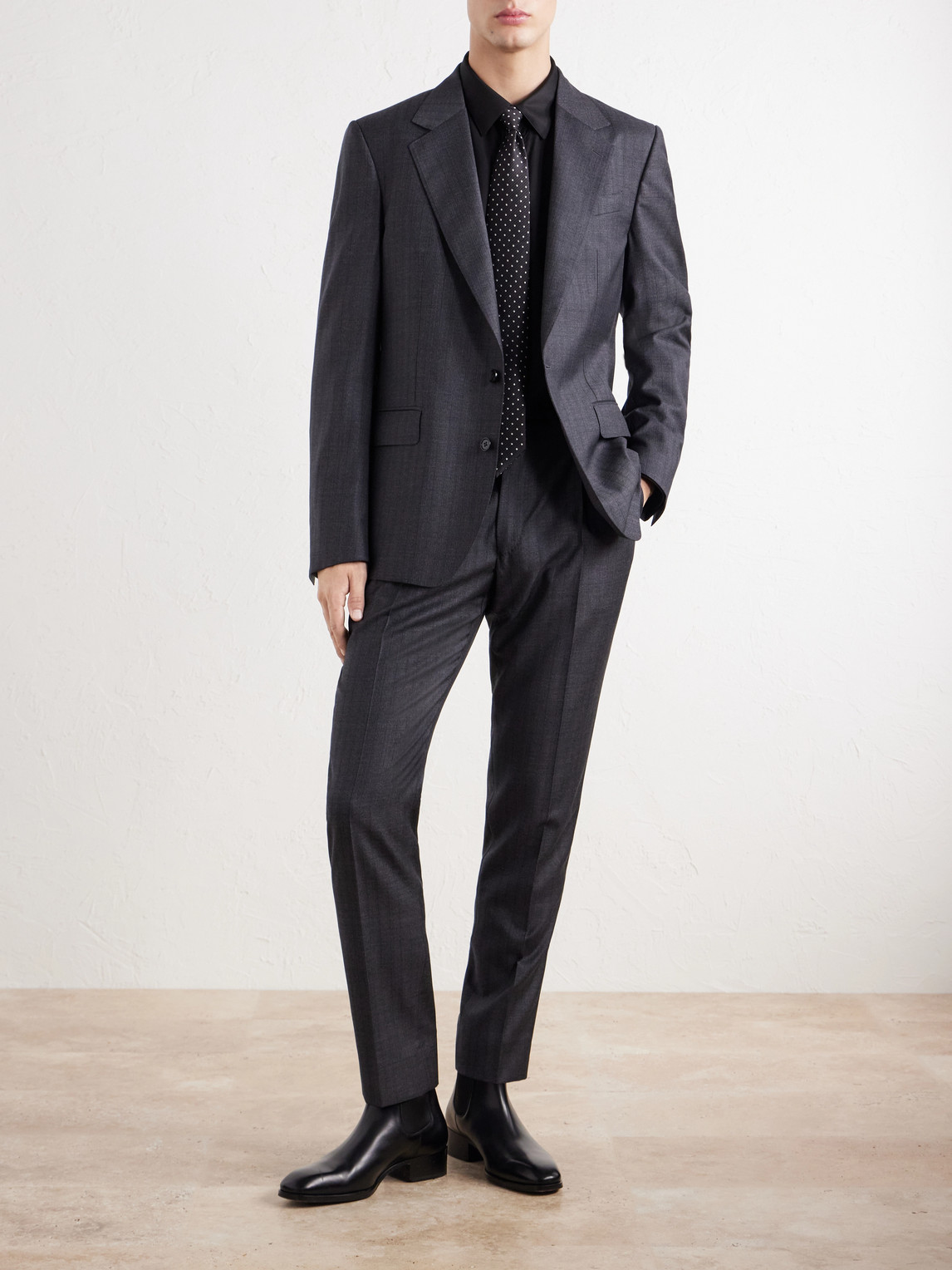 Dolce&Gabbana - Pinstriped Virgin Blazer