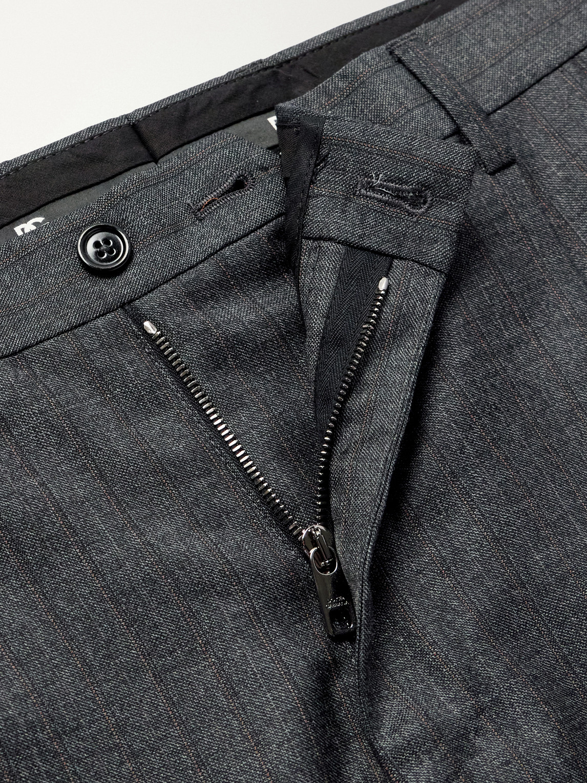 Dolce&Gabbana - Straight-Leg Pleated Pinstriped Virgin Wool Trousers