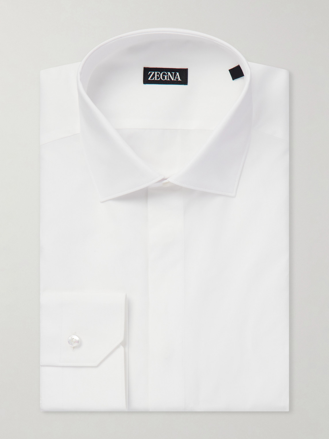 Zegna Trofeo Cotton-Poplin Shirt - Men | Thumbnail 7 Zegna Trofeo Cotton-Poplin Shirt - Men | Thumbnail 7