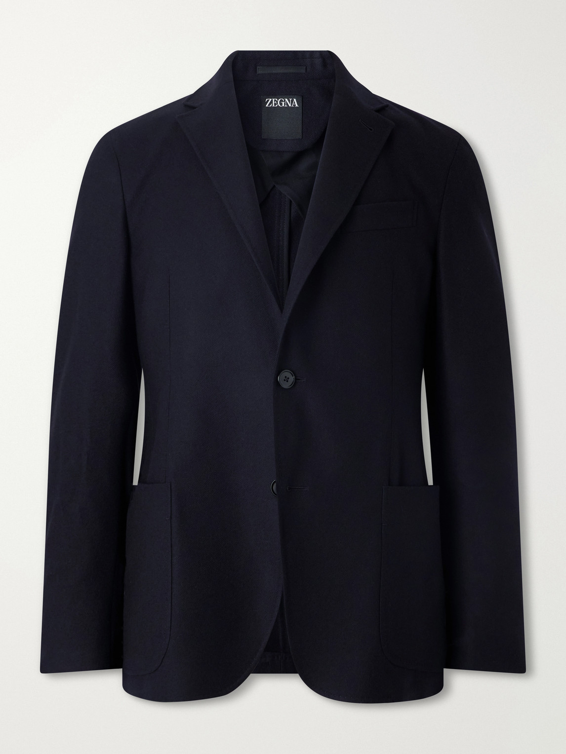 And Cashmere-Blend Twill Blazer