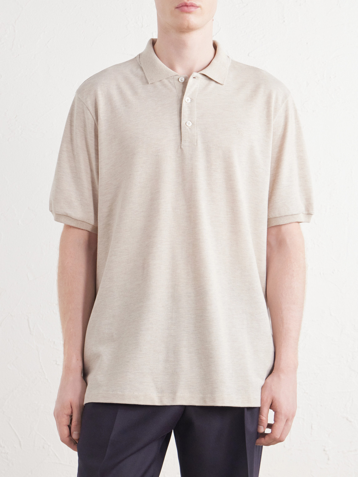 Purple Label - Logo-Embroidered Cotton-Piqué Polo Shirt