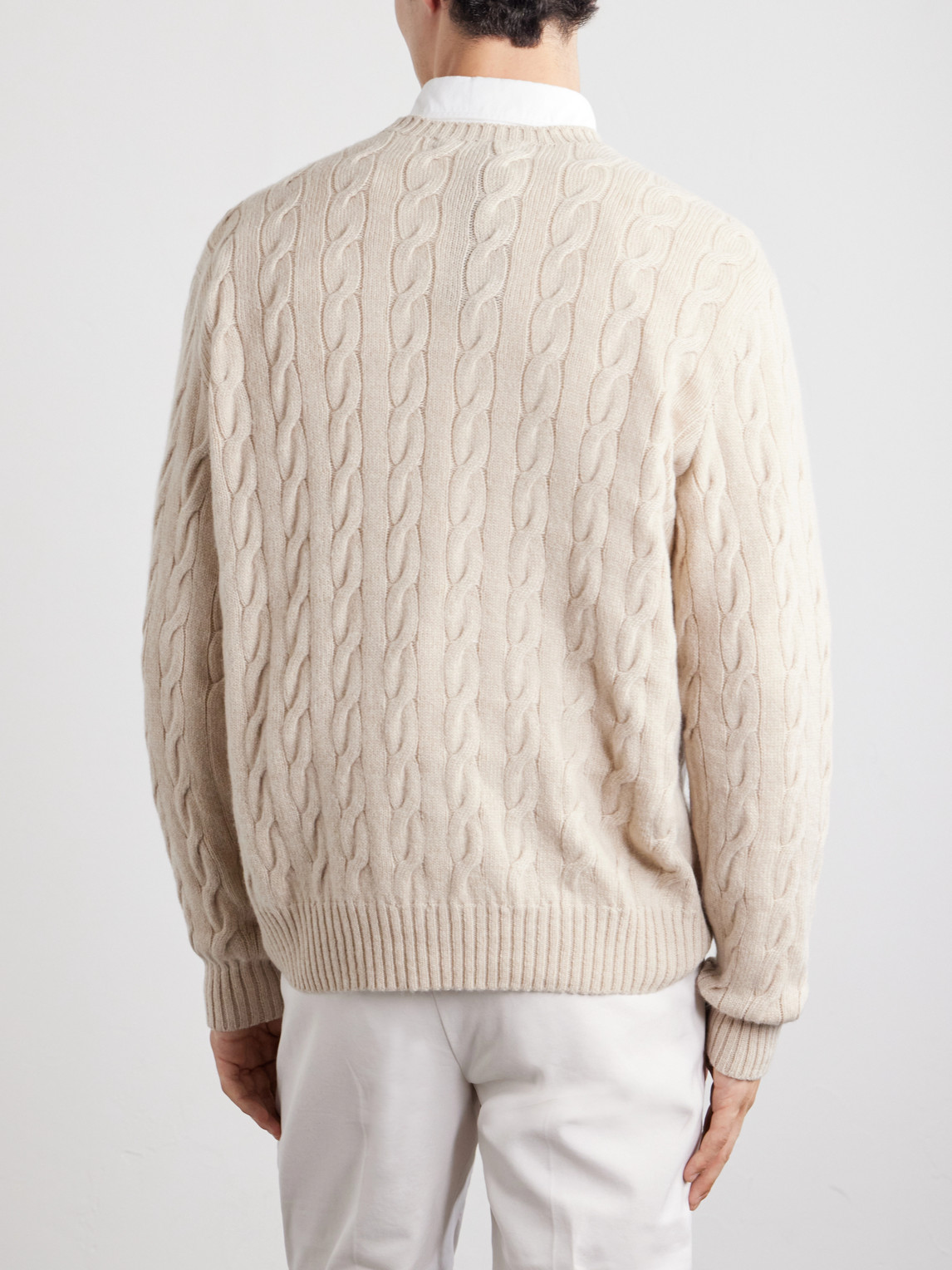 Purple Label - Cashmere Cable-Knit Sweater