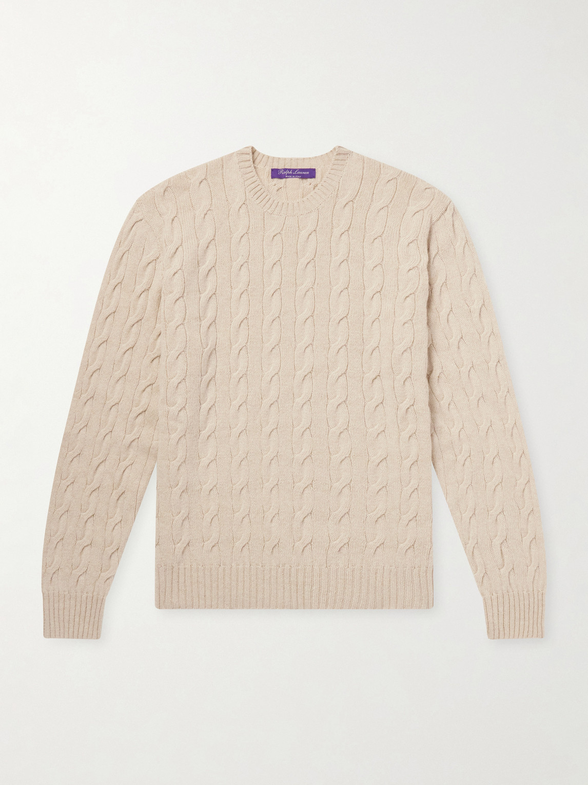 Purple Label - Cashmere Cable-Knit Sweater