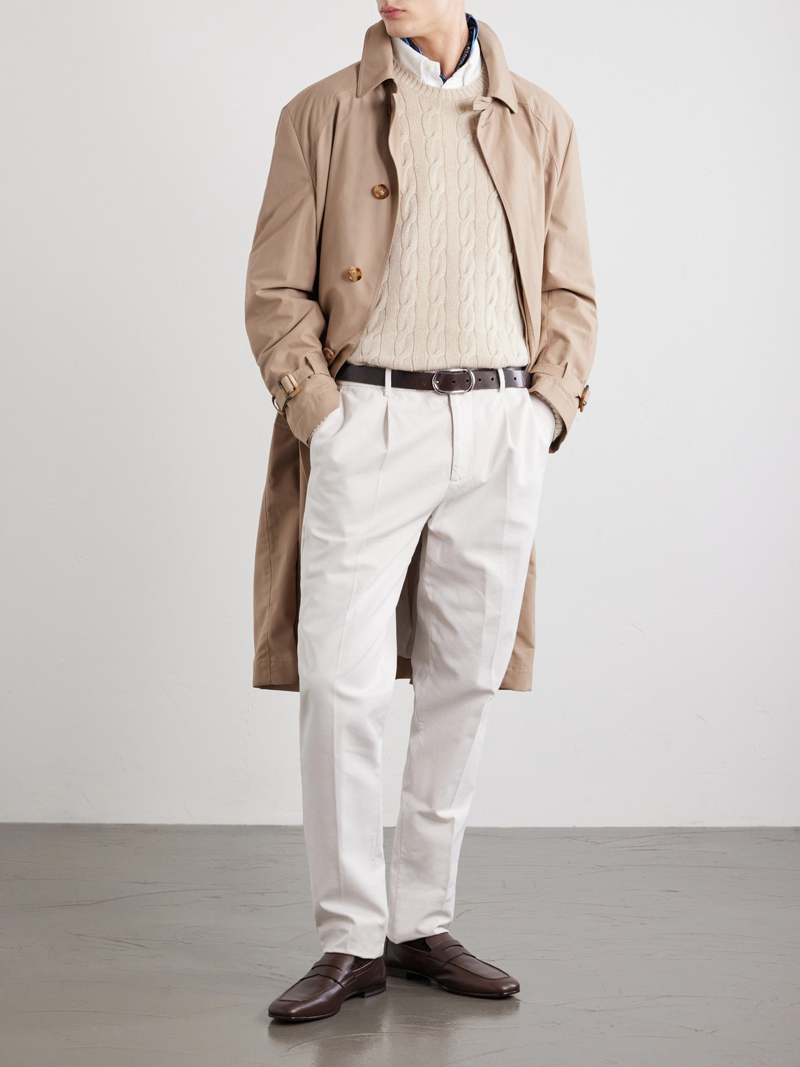 Purple Label - Cashmere Cable-Knit Sweater
