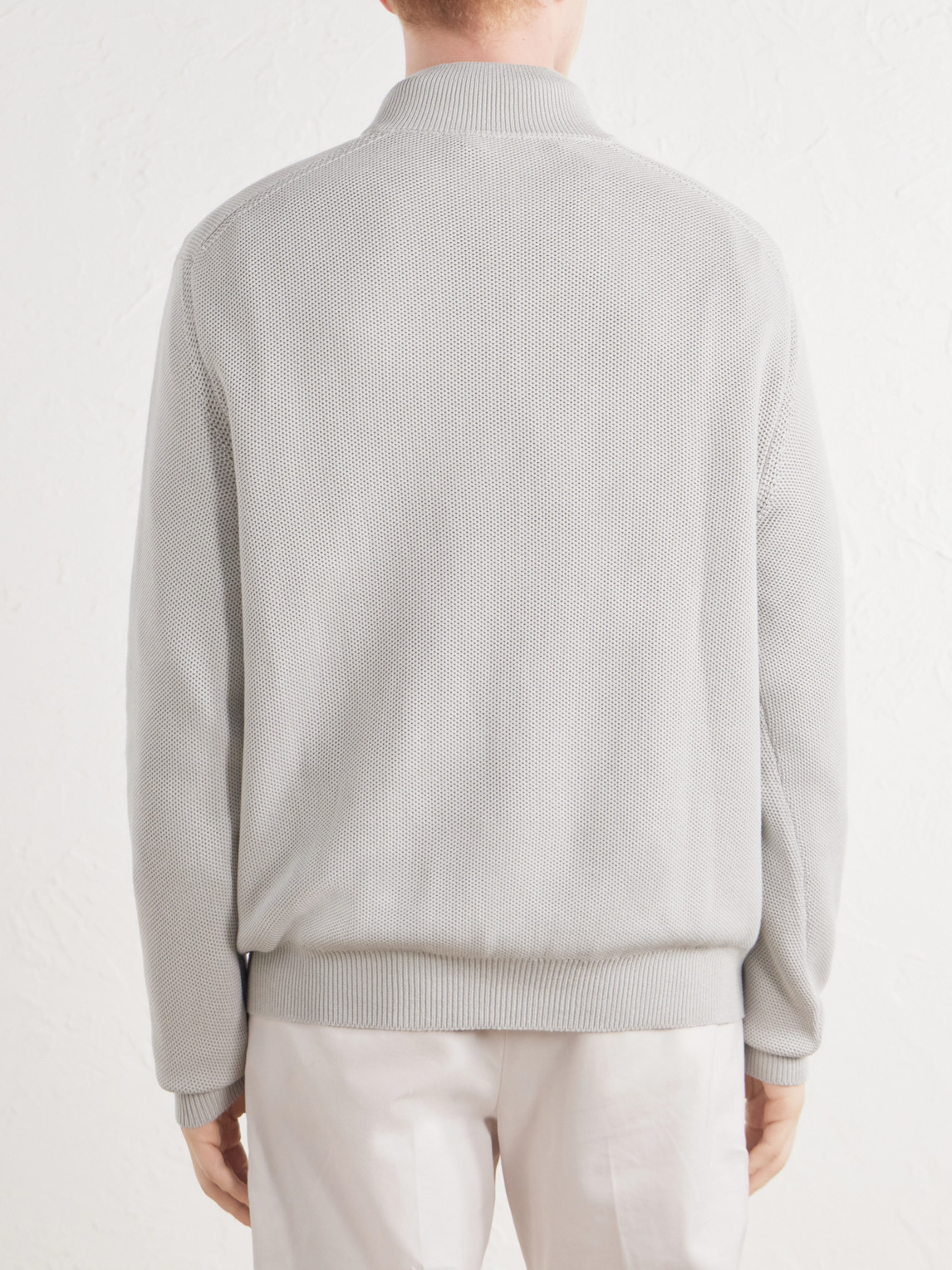 Purple Label - Silk And Cotton-Blend Half-Zip Sweater