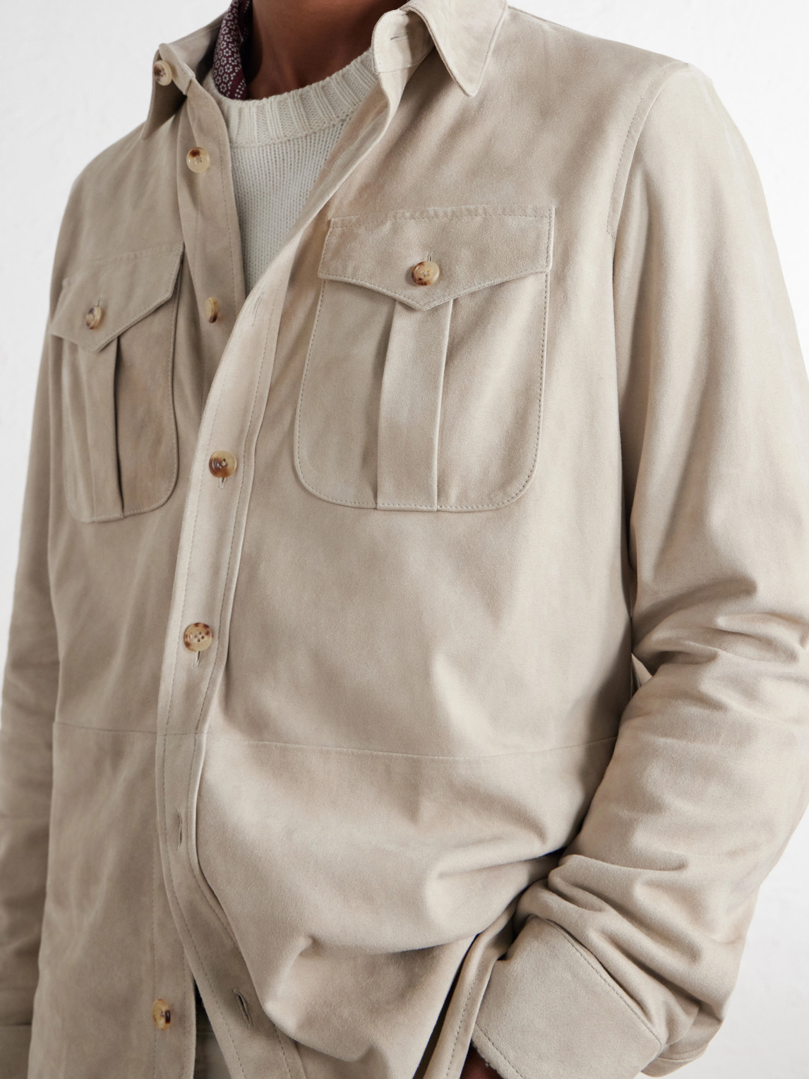 Purple Label - Suede Overshirt