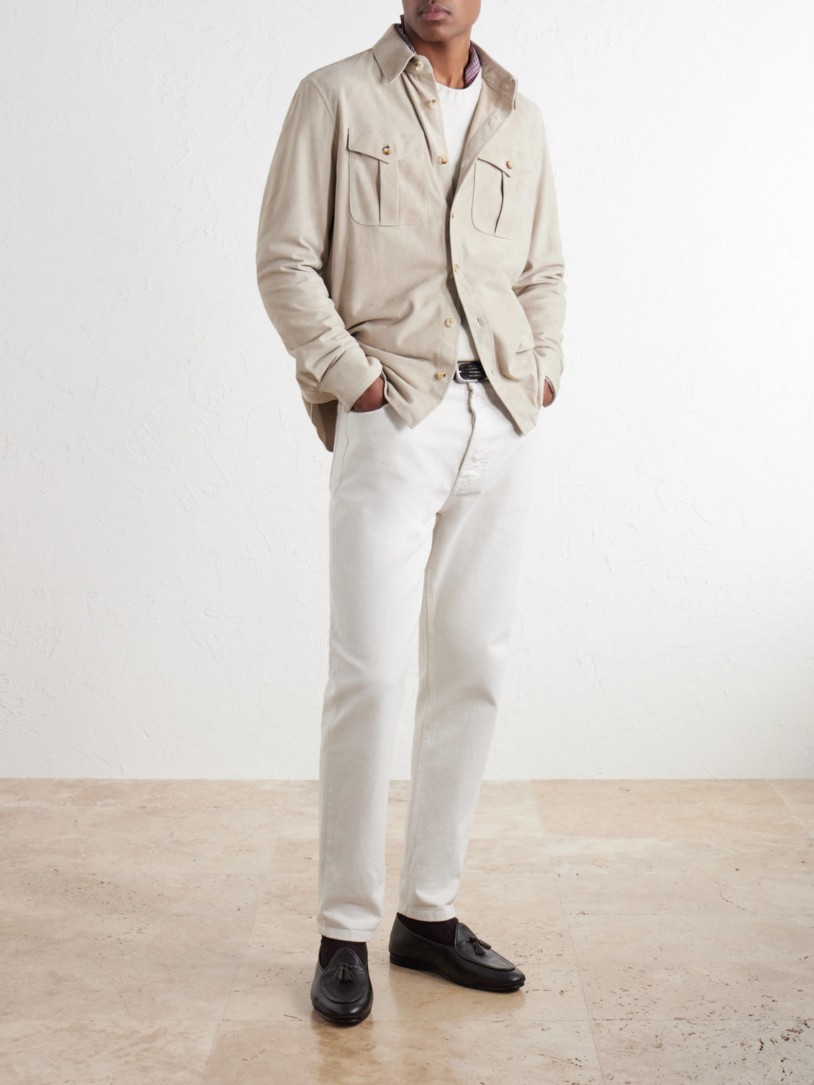 Purple Label - Suede Overshirt