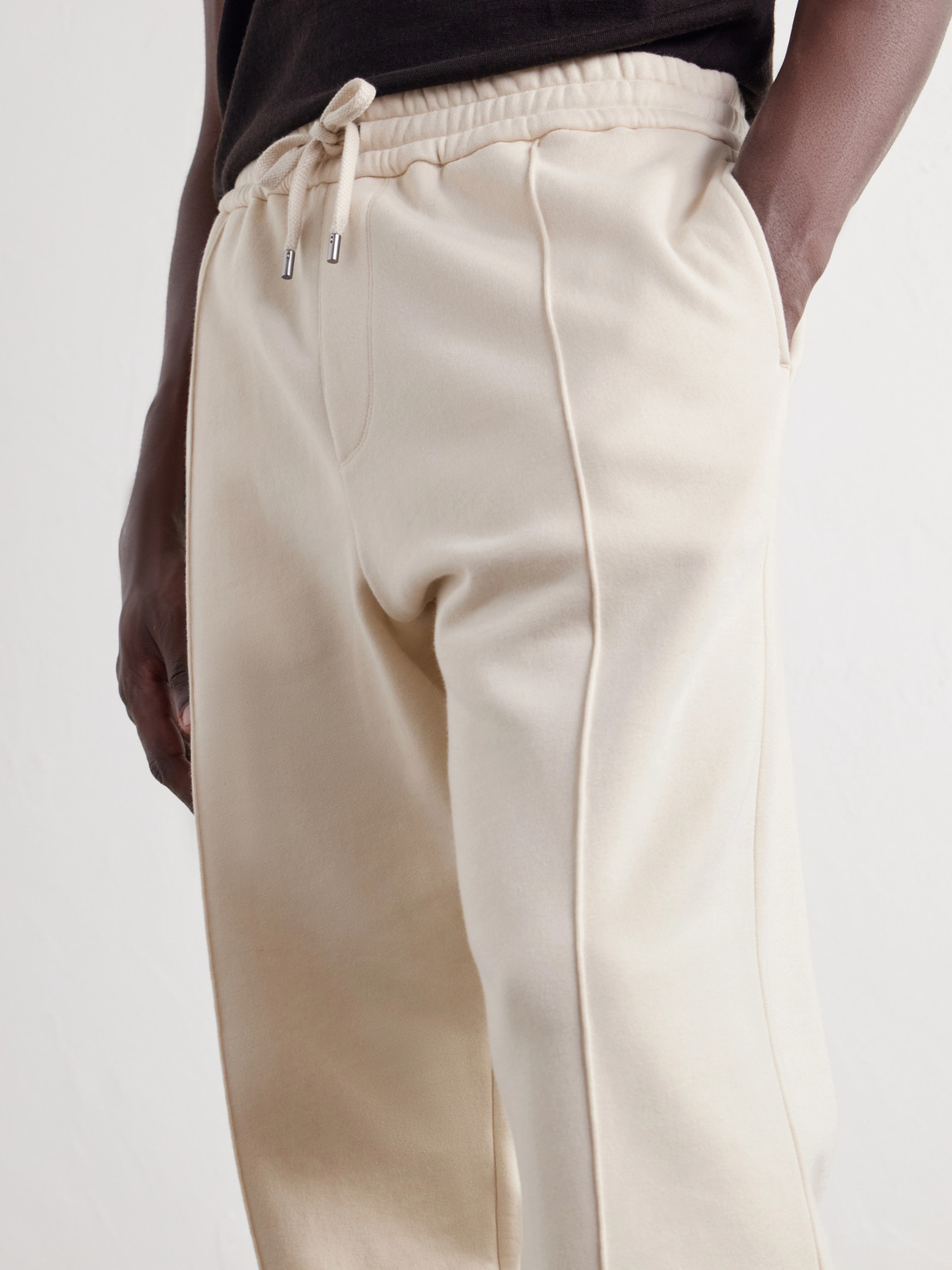 Purple Label - Cotton And Cashmere-Blend Drawstring Sweatpants
