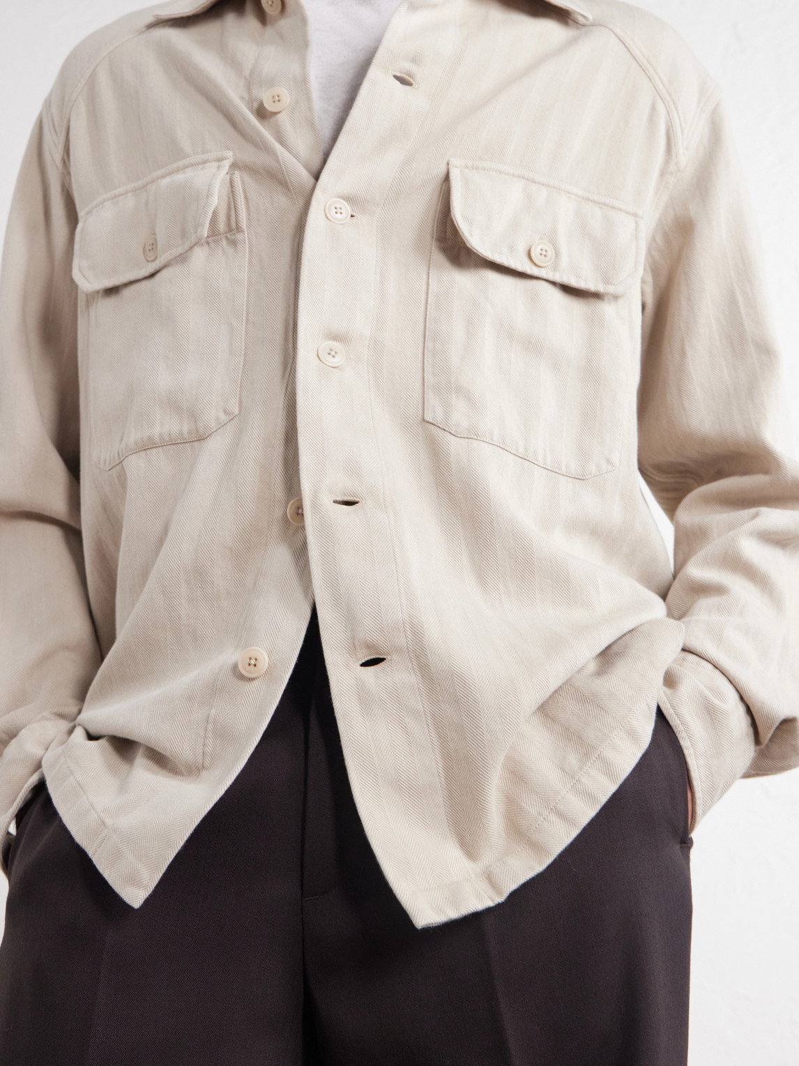 Purple Label - Cotton And Linen-Blend Shirt