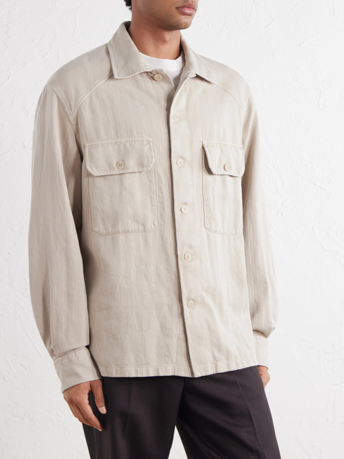 Purple Label - Cotton And Linen-Blend Shirt