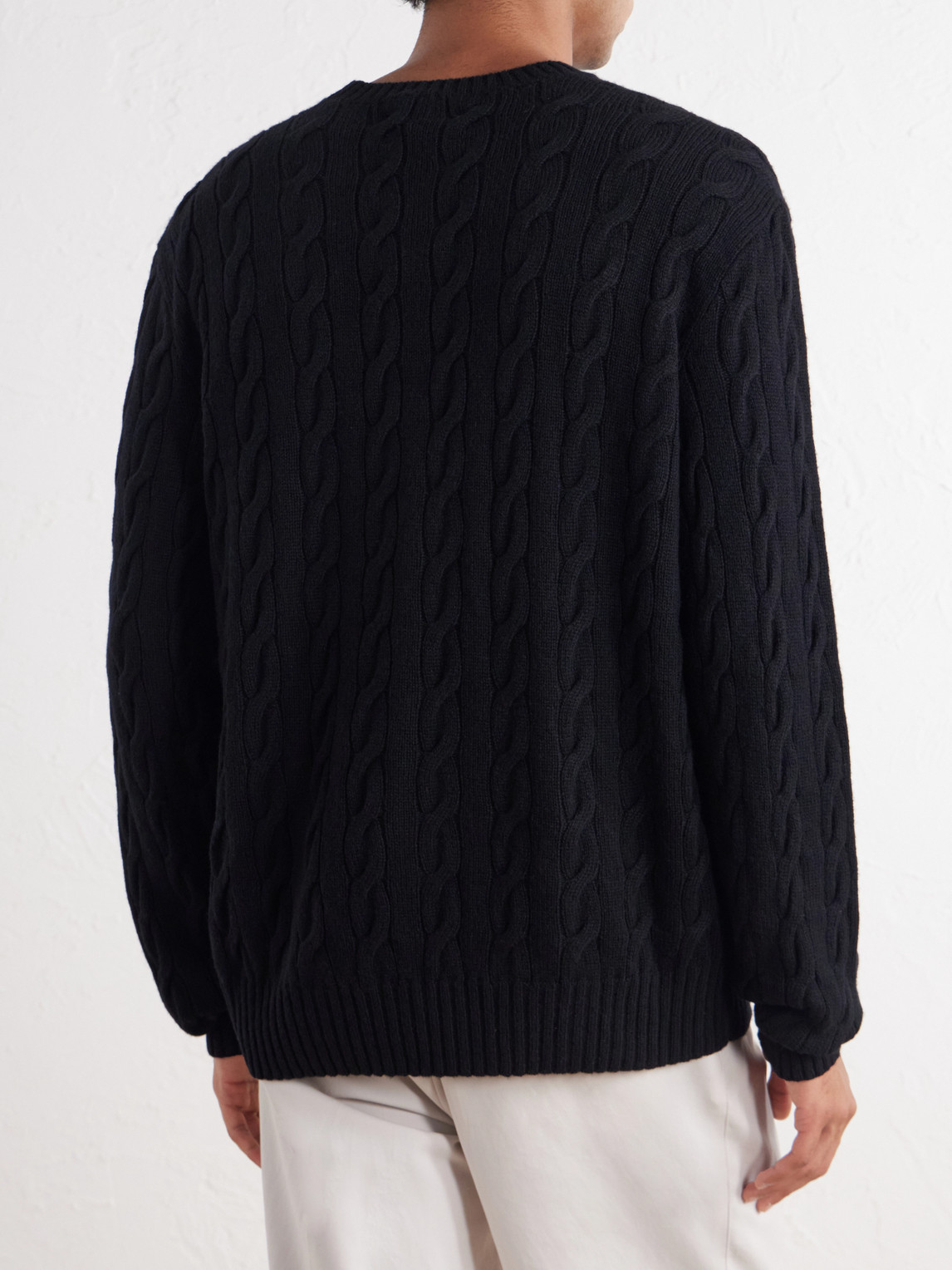 Purple Label - Cashmere Cable-Knit Sweater