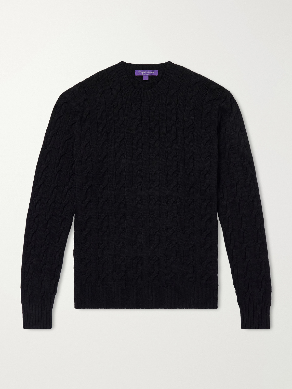 Purple Label - Cashmere Cable-Knit Sweater