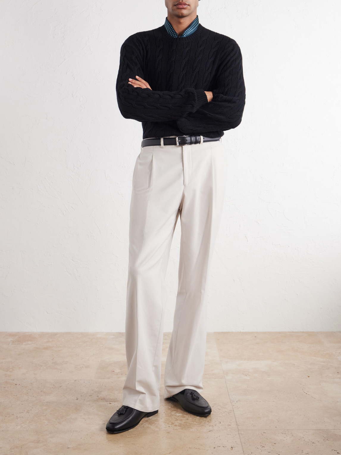 Purple Label - Cashmere Cable-Knit Sweater