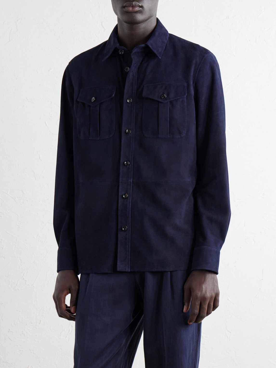 Purple Label - Barrow Suede Overshirt