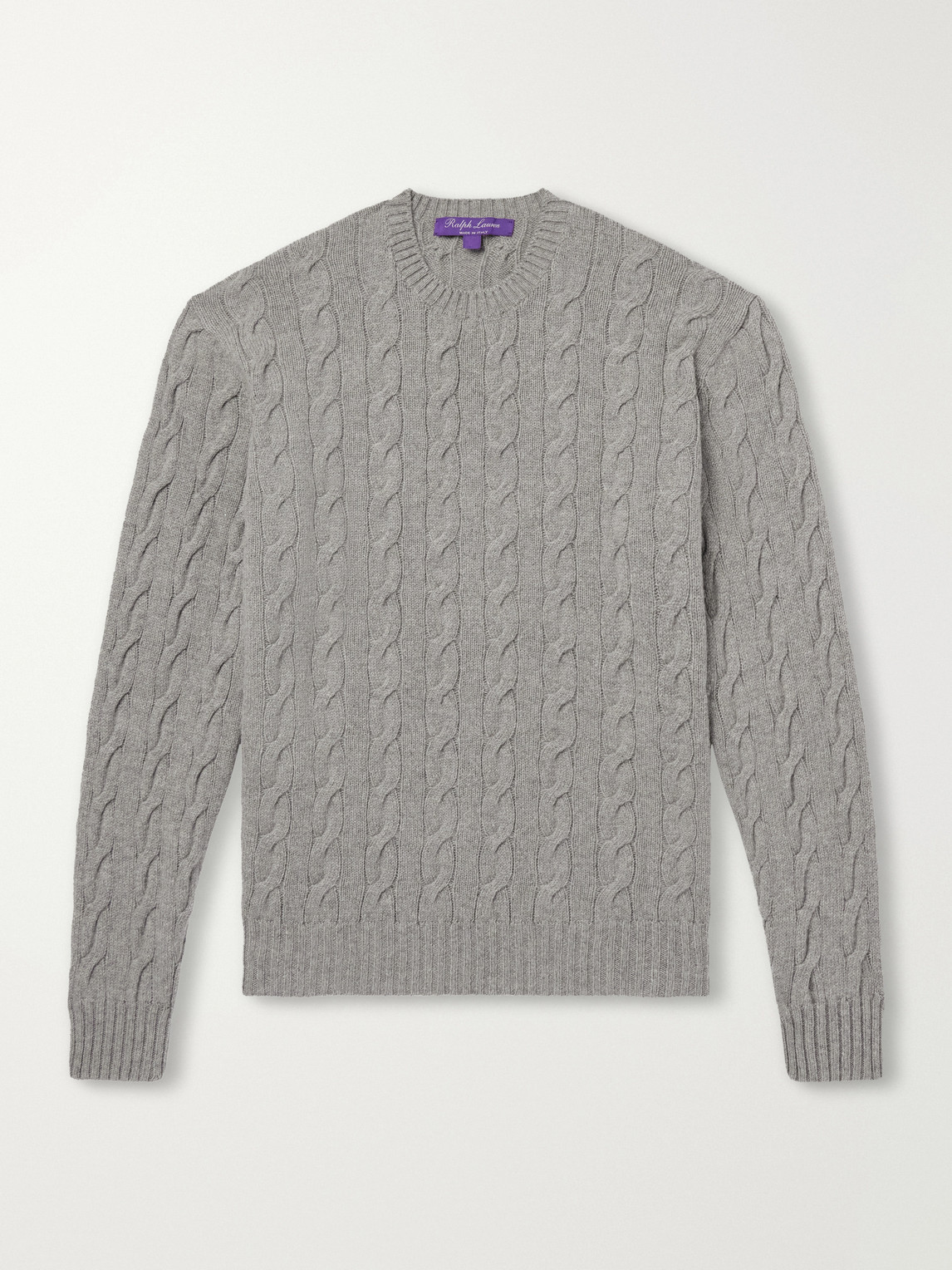 Purple Label - Cashmere Cable-Knit Sweater