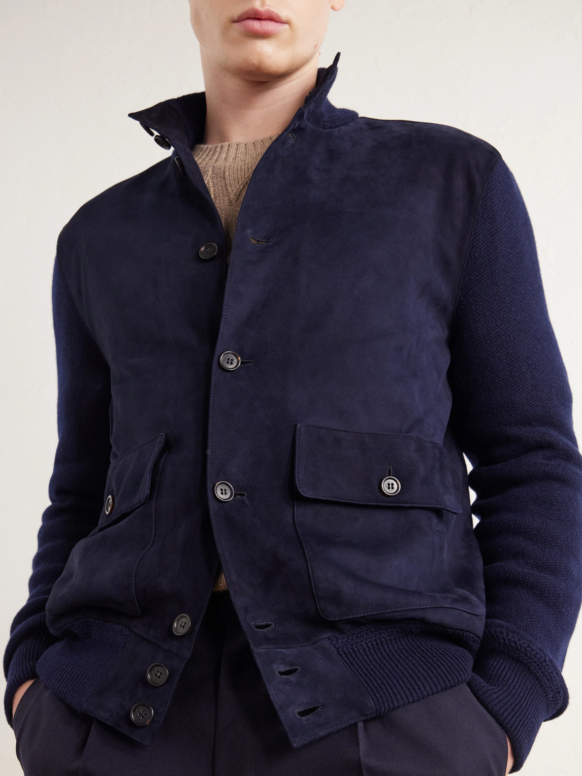 Purple Label - Suede And Cashmere Jacket