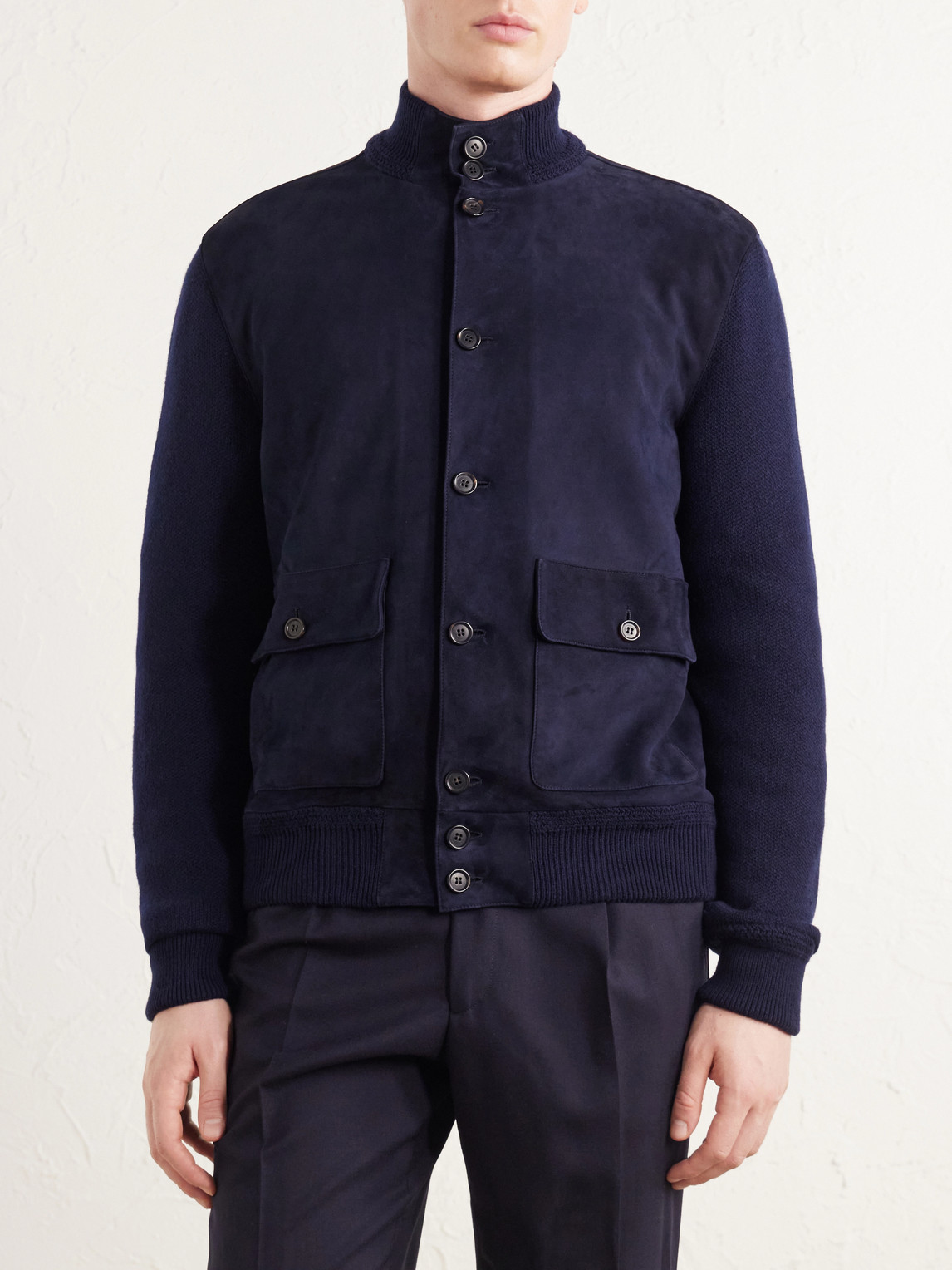 Purple Label - Suede And Cashmere Jacket