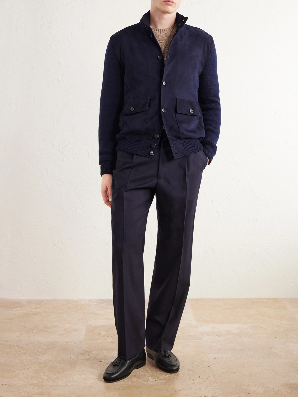 Purple Label - Suede And Cashmere Jacket