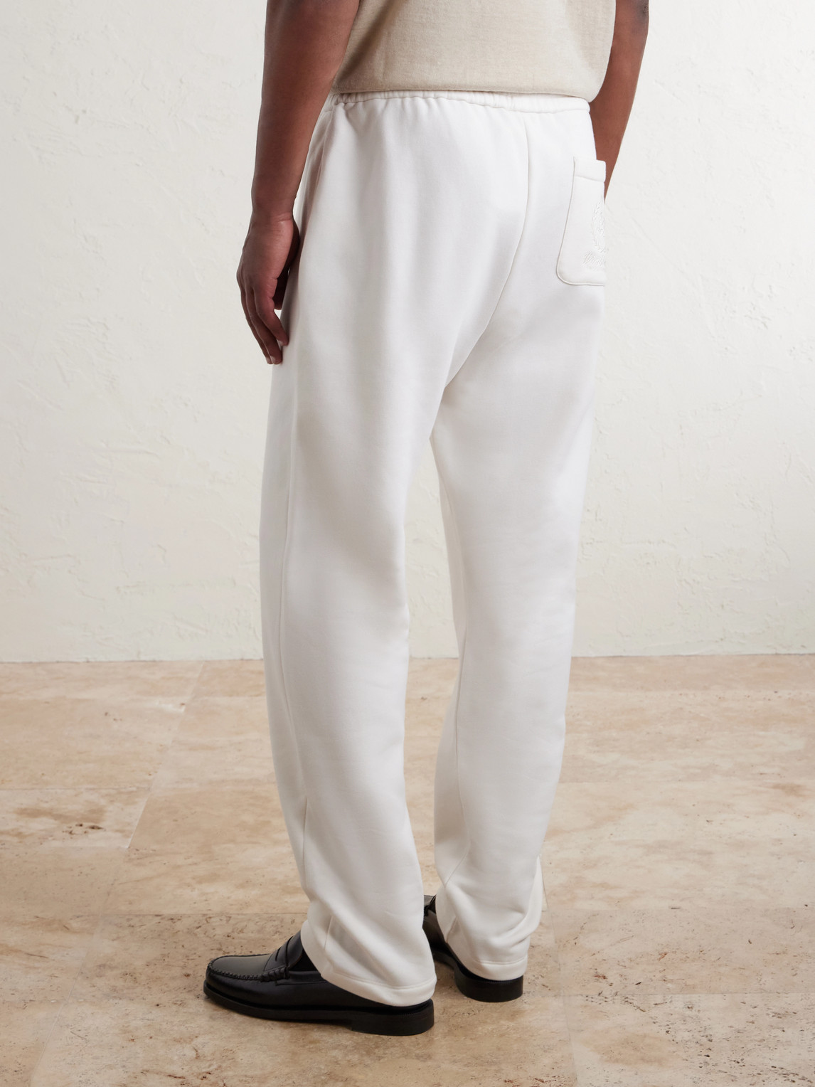 Purple Label - Wimbledon Straight-Leg Embroidered Cotton And Cashmere-Blend Sweatpants