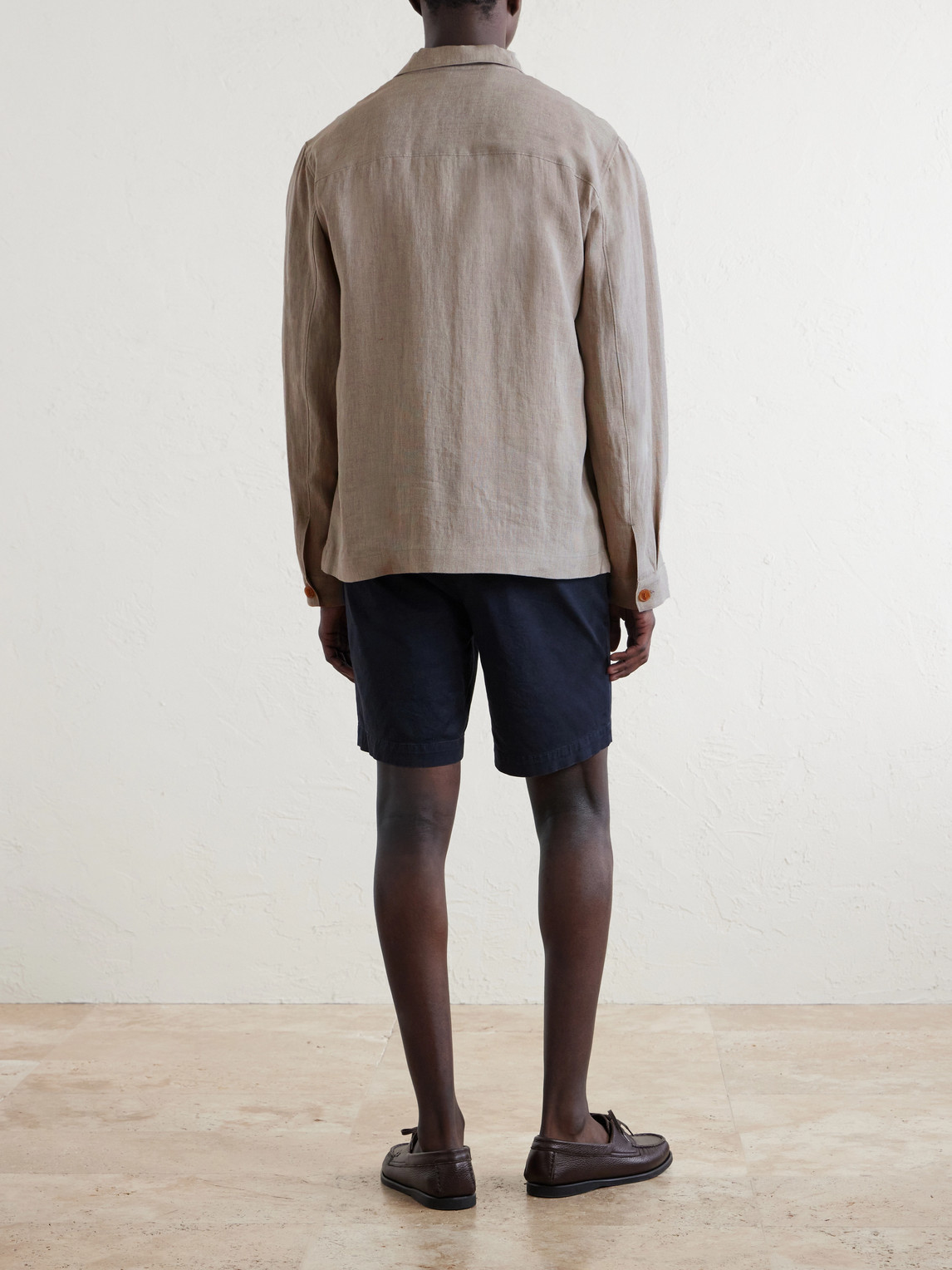  Sunspel - Linen Overshirt - Men - Neutrals - S 
