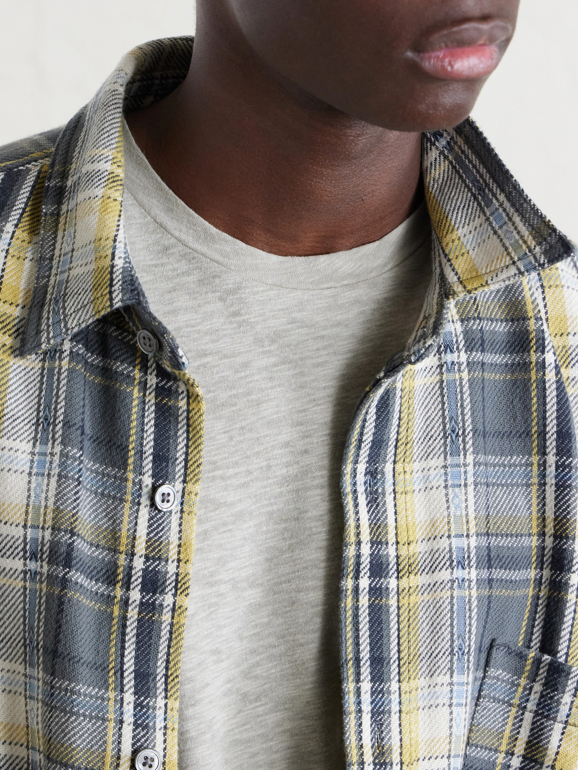 Cotton And Linen-Blend T-Shirt