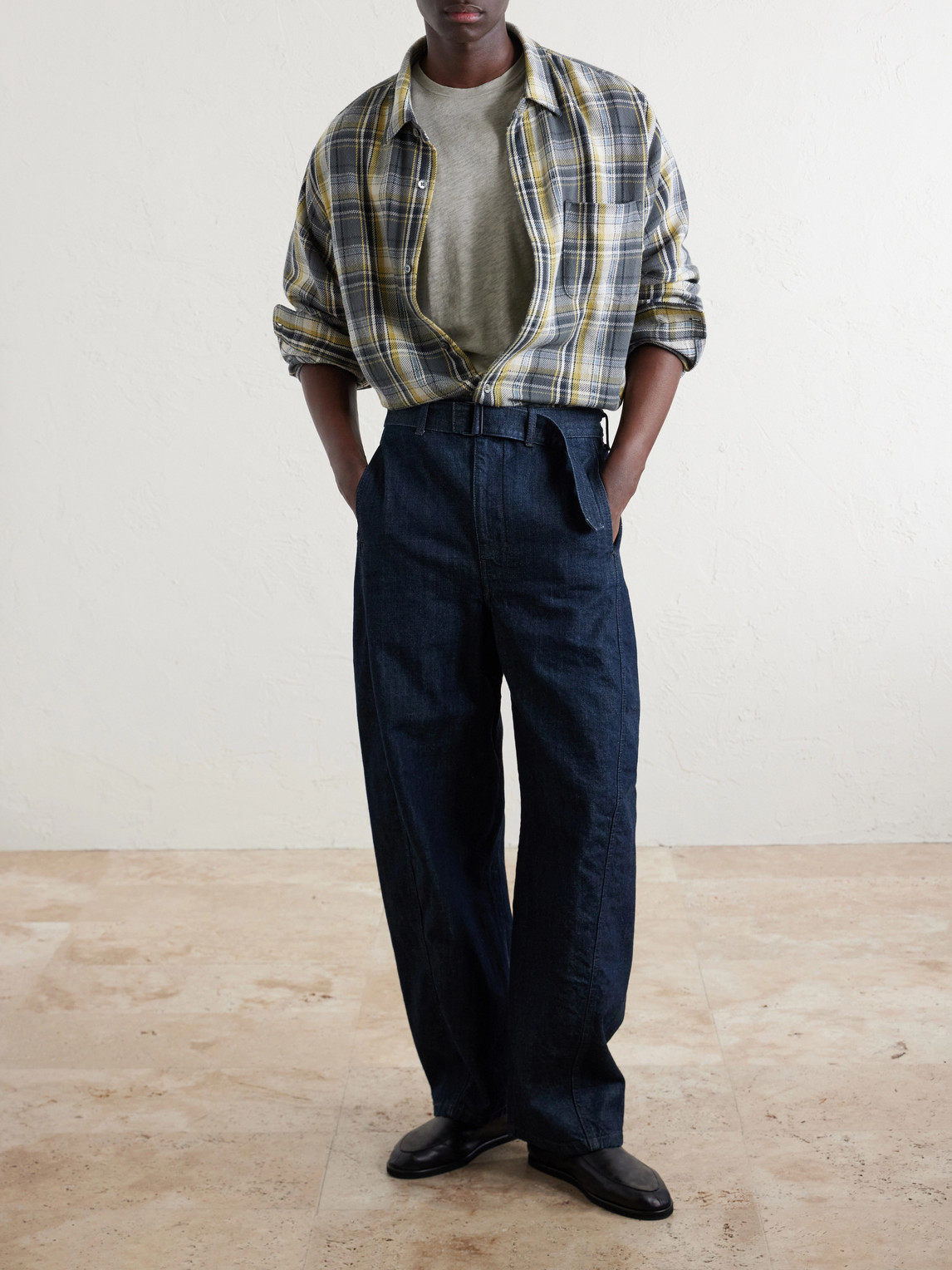Cotton And Linen-Blend T-Shirt