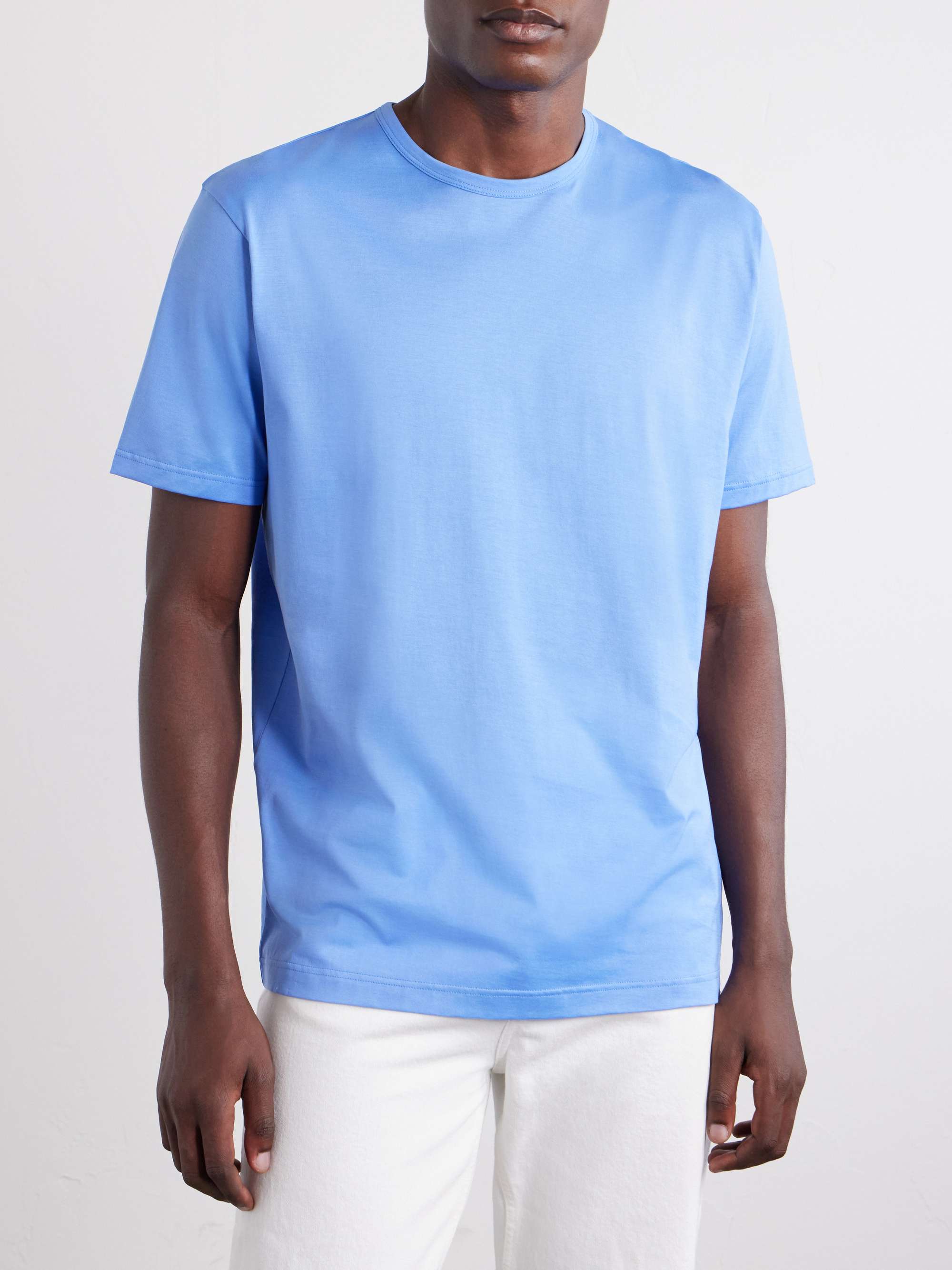 SUNSPEL Supima Cotton-Jersey T-Shirt