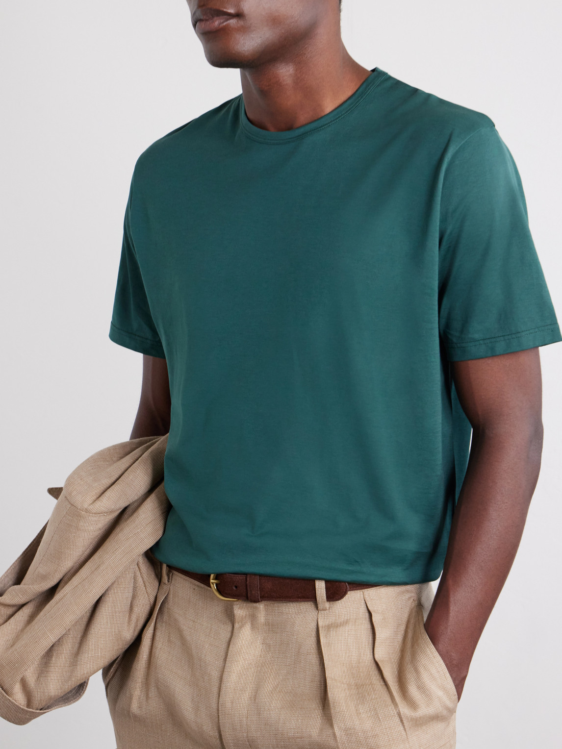 Slim-Fit Cotton-Jersey T-Shirt