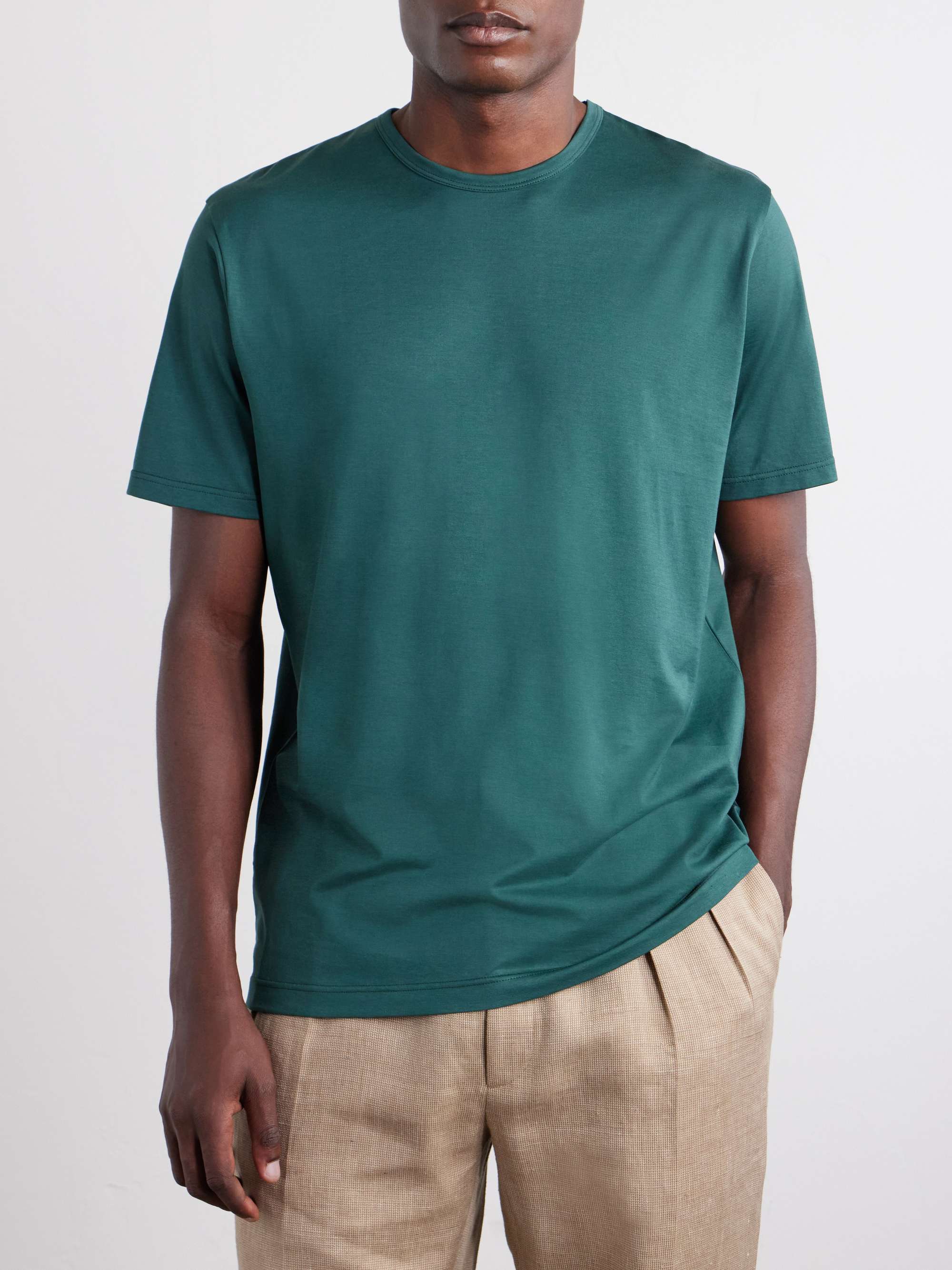 SUNSPEL Supima Cotton-Jersey T-Shirt