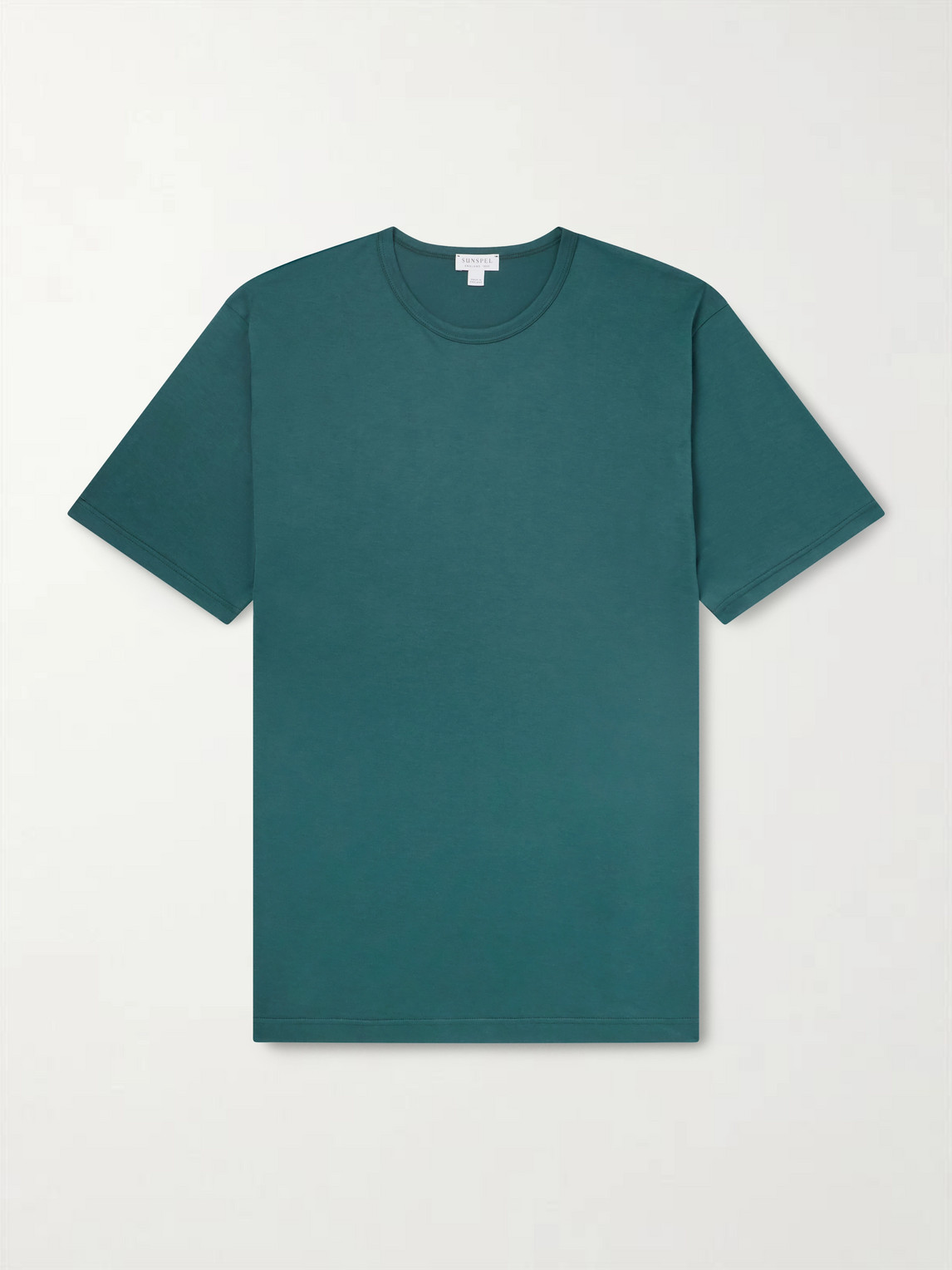 Sunspel Slim-fit Cotton-jersey T-shirt In Green