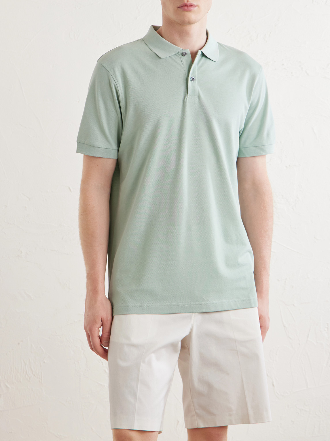 Pima Cotton-Piqué Polo-Shirt