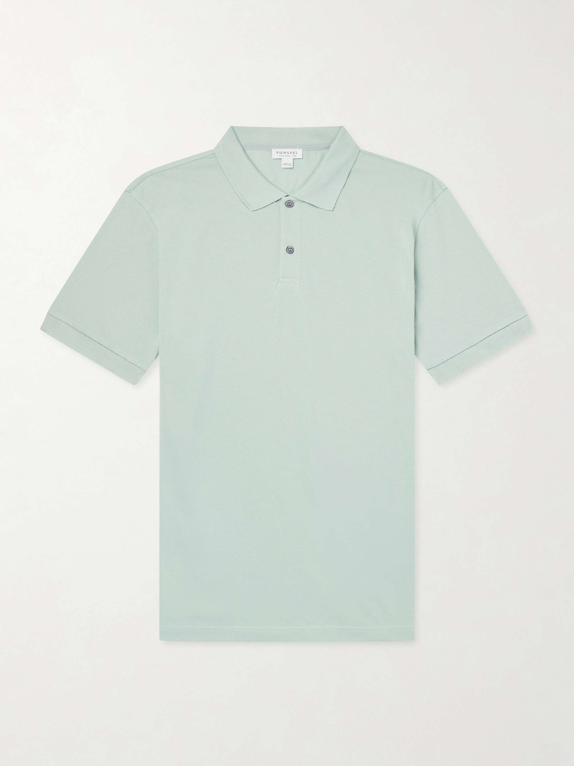 SUNSPEL Cotton-Piqué Polo Shirt