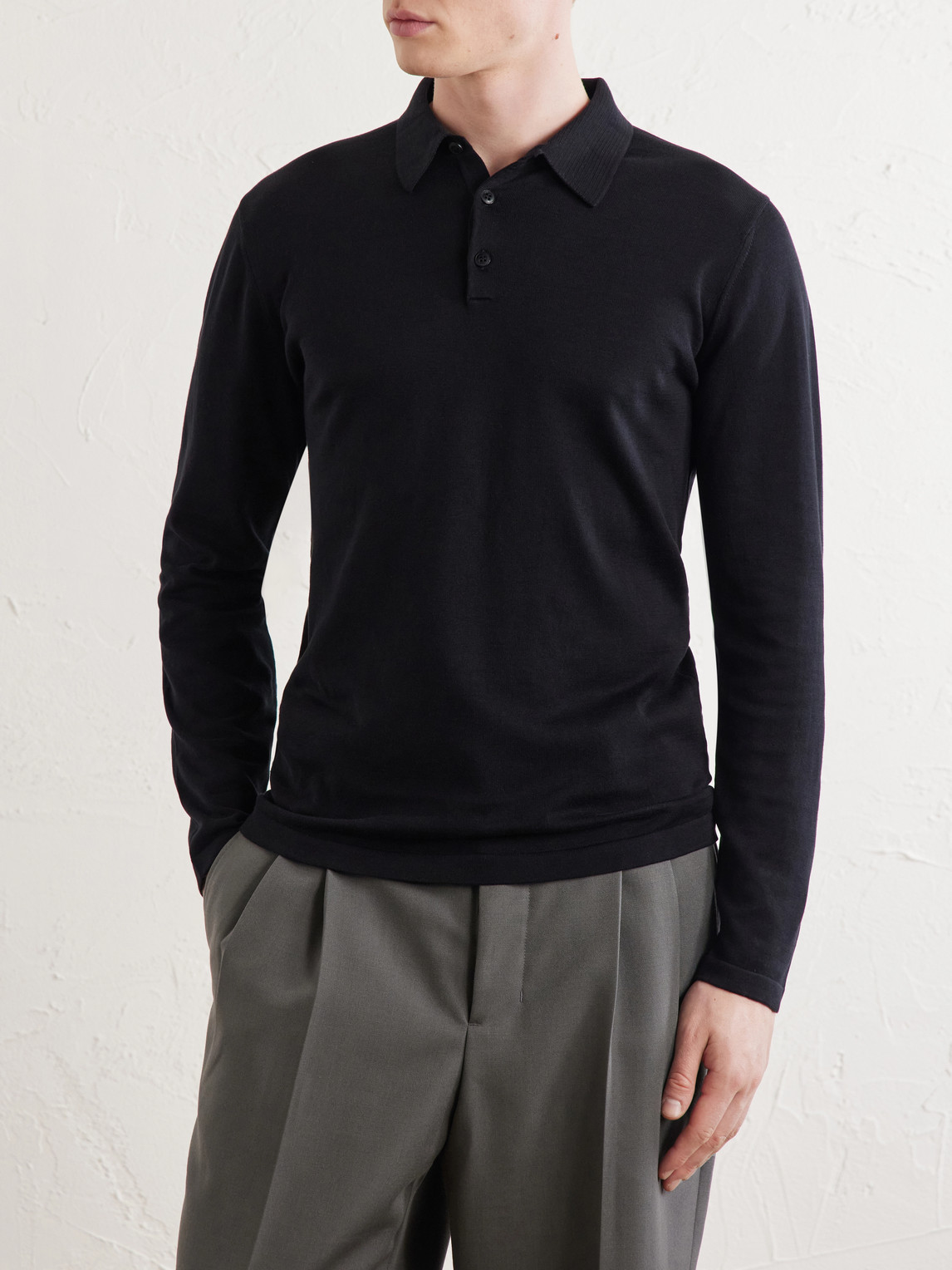 Sea Island Cotton Polo Shirt