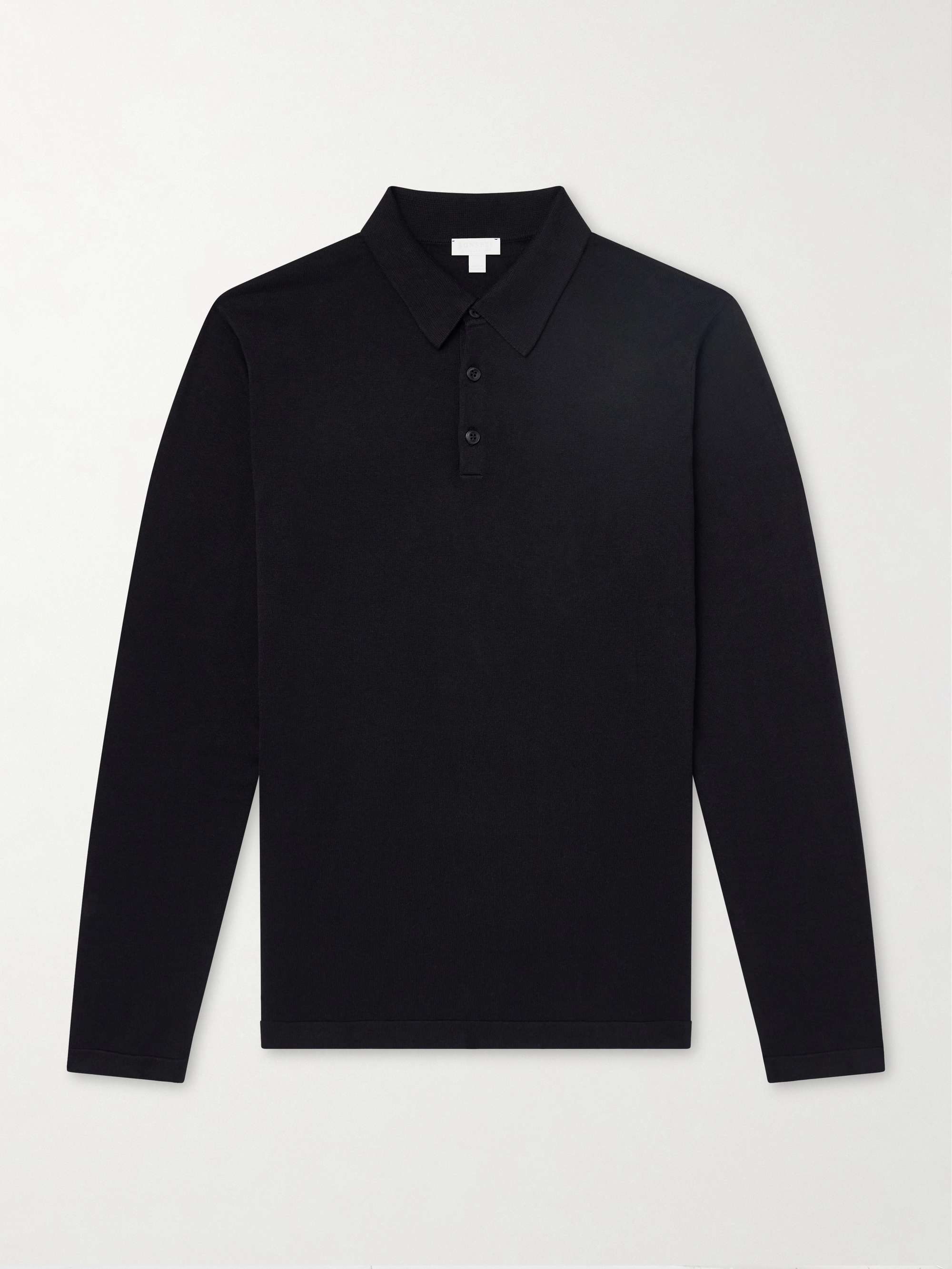 SUNSPEL Sea Island Cotton-Jersey Polo Shirt