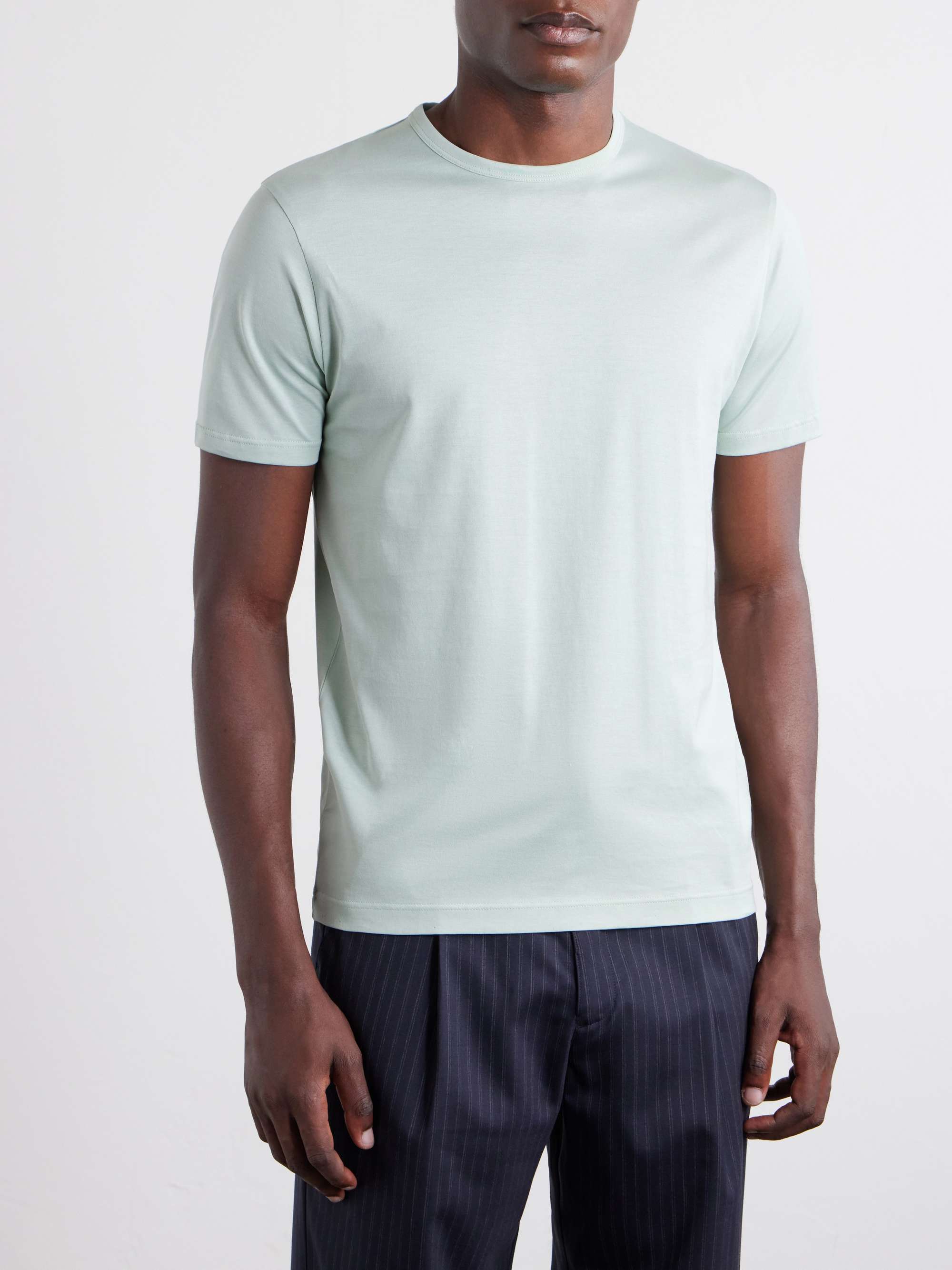 SUNSPEL Supima Cotton-Jersey T-Shirt