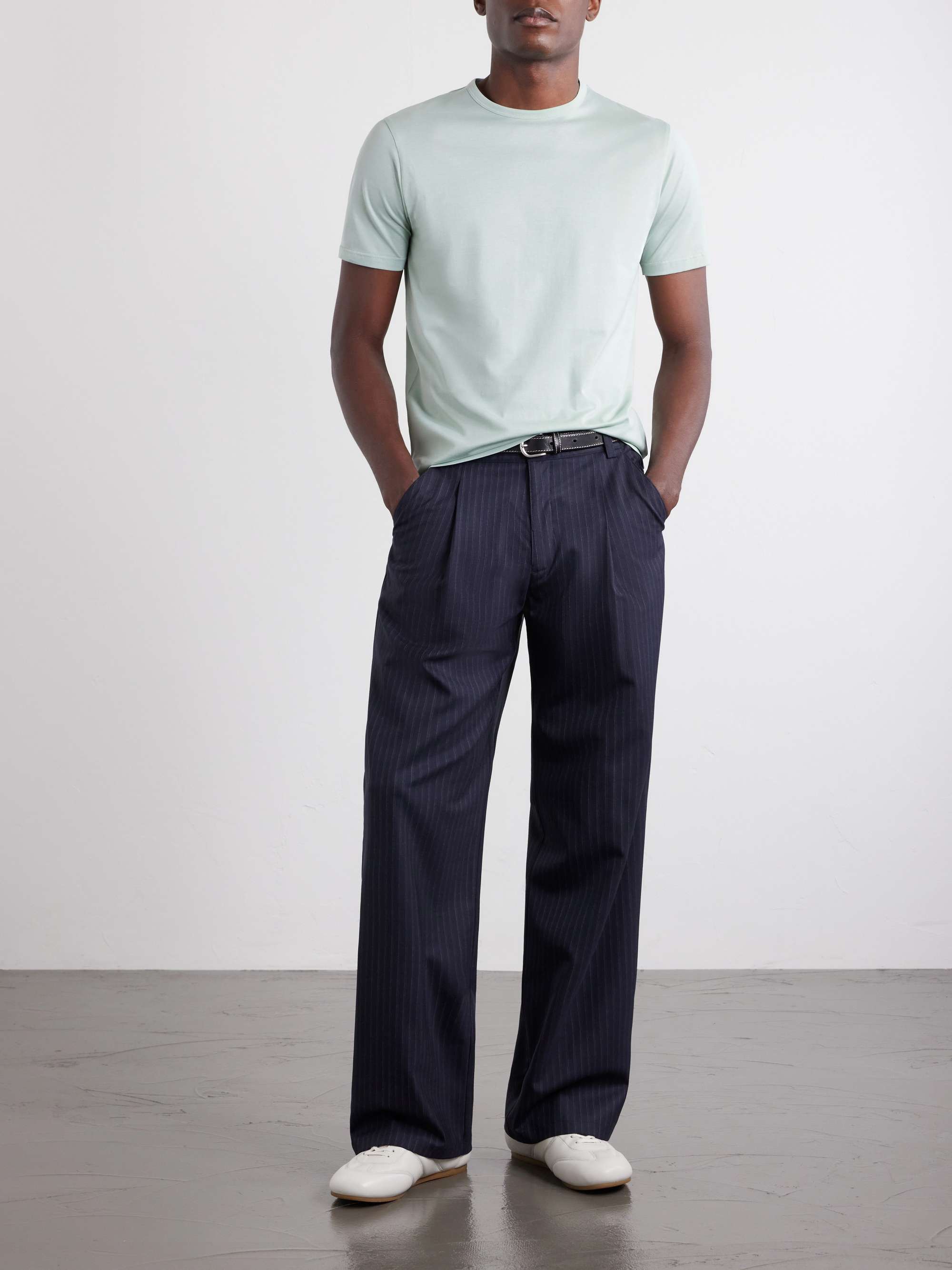 SUNSPEL Supima Cotton-Jersey T-Shirt