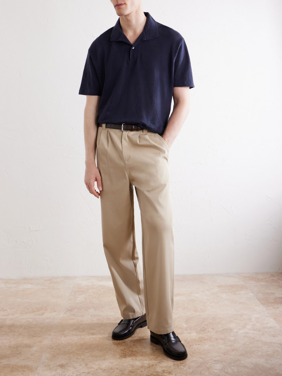 Piqué Polo Shirt Linen