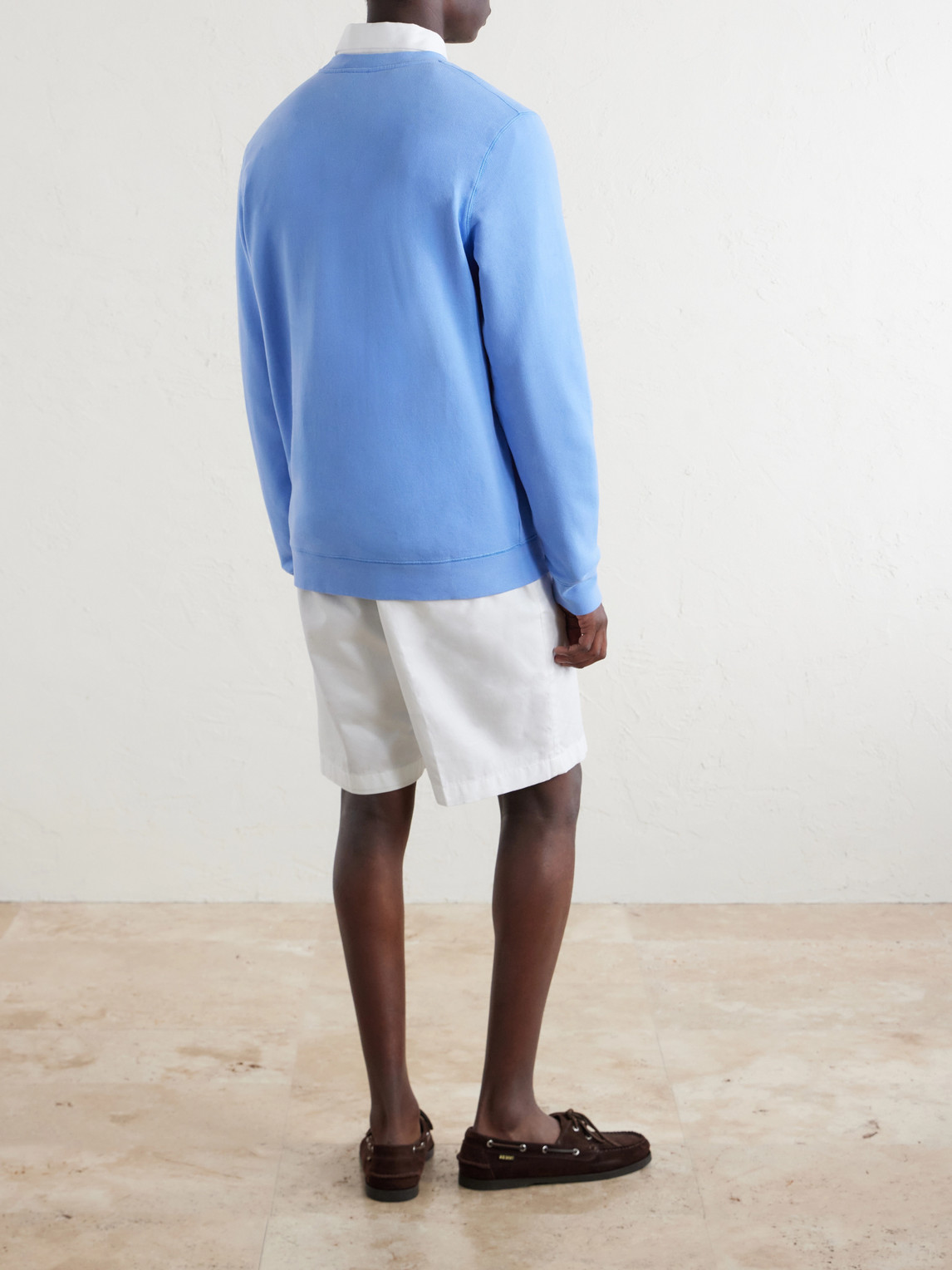  Sunspel - Cotton-jersey Sweatshirt - Men - Blue - Xs 