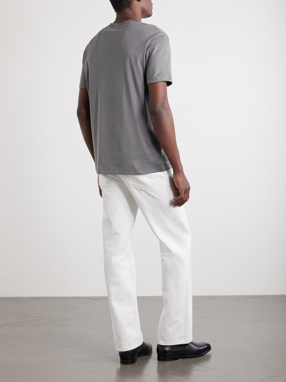Sunspel Slim-Fit Cotton-Jersey T-Shirt - Men | Thumbnail 4 Sunspel Slim-Fit Cotton-Jersey T-Shirt - Men | Thumbnail 4