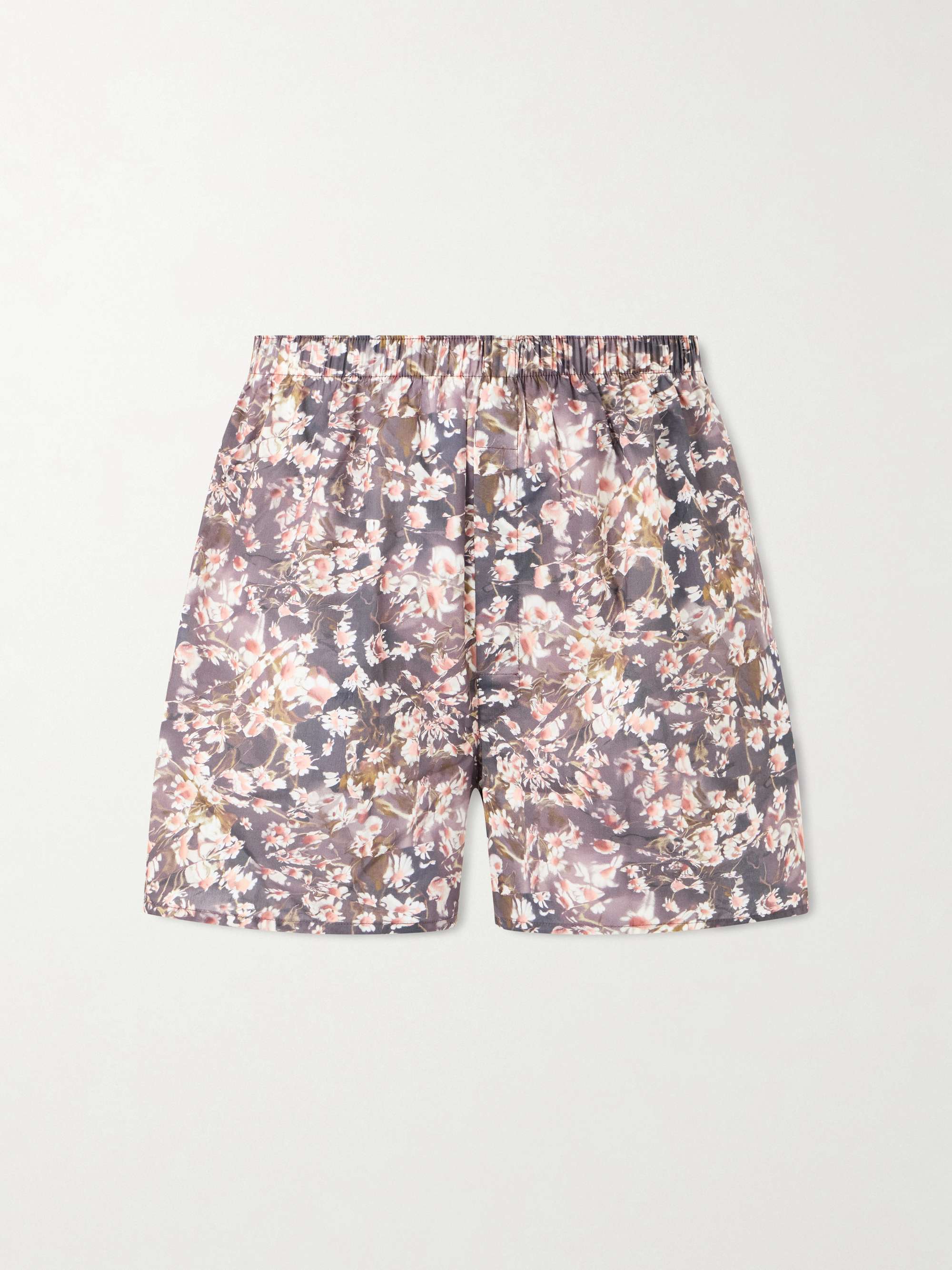 SUNSPEL Floral-Print Cotton Boxer Shorts