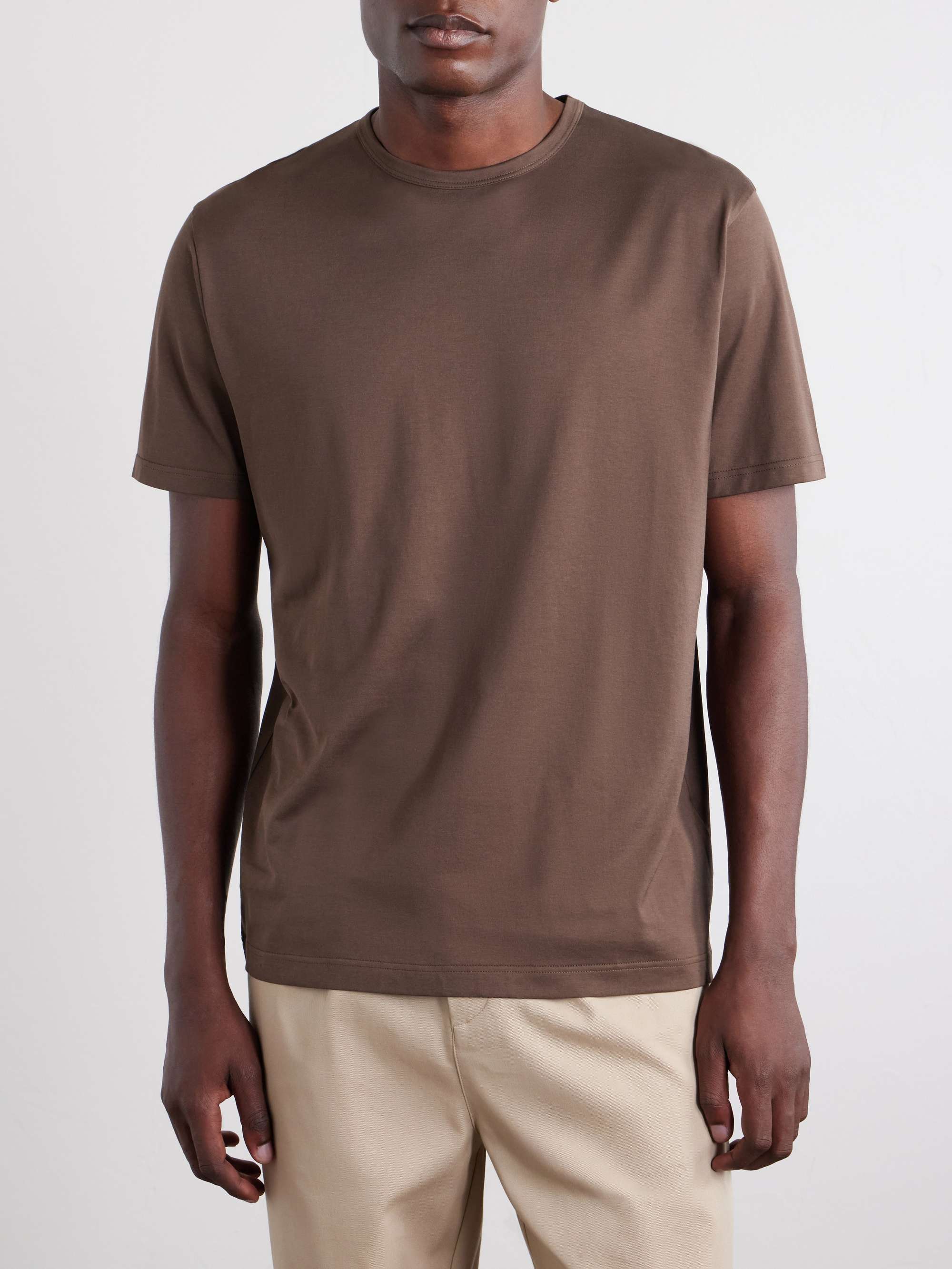 SUNSPEL Supima Cotton-Jersey T-Shirt