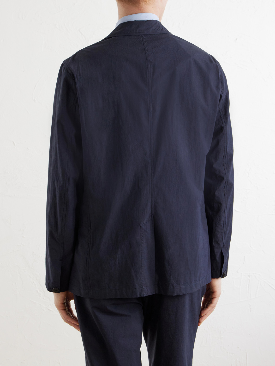 Sunspel Cotton-Poplin Suit Jacket - Men | Thumbnail 4 Sunspel Cotton-Poplin Suit Jacket - Men | Thumbnail 4