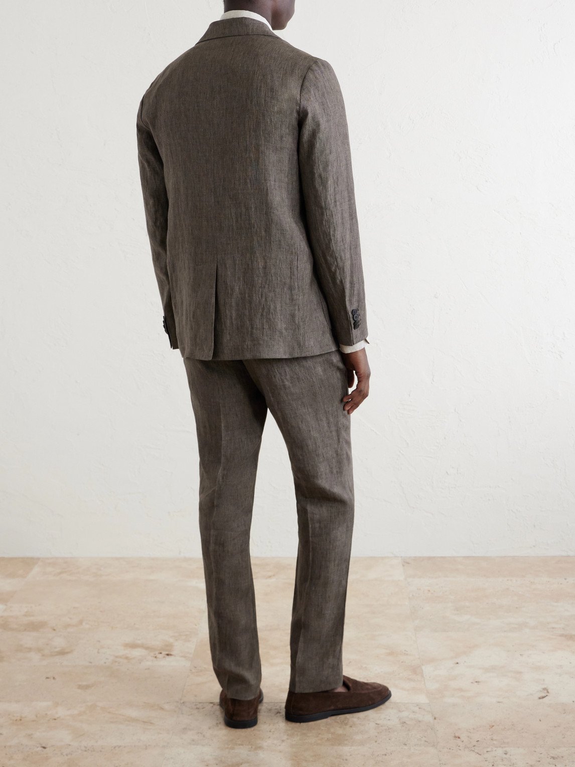  Sunspel - Linen Suit Jacket - Men - Brown - Uk/us 38 