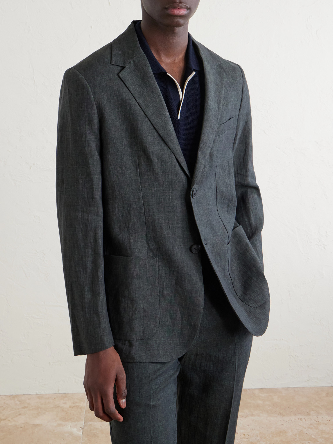 Linen Suit Jacket