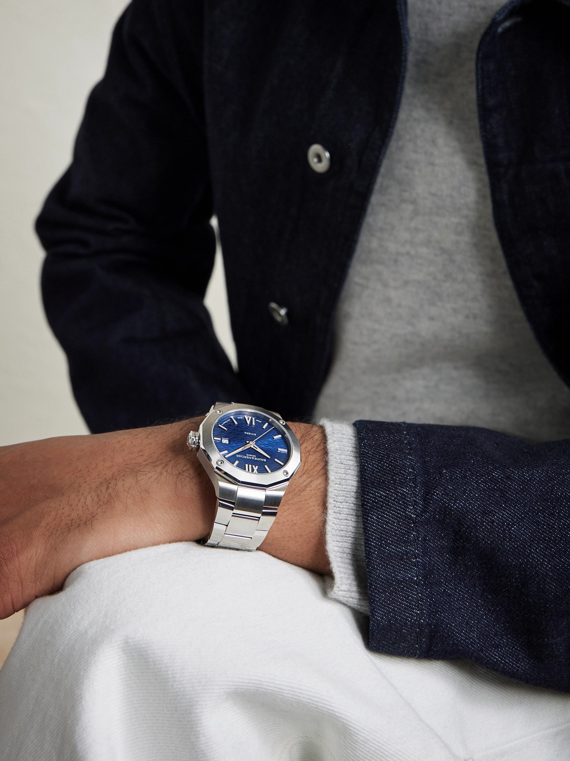 Baume & Mercier Riviera Automatic Stainless Steel Watch, Ref. M0A10620 - Men | Thumbnail 2 Baume & Mercier Riviera Automatic Stainless Steel Watch, Ref. M0A10620 - Men | Thumbnail 2