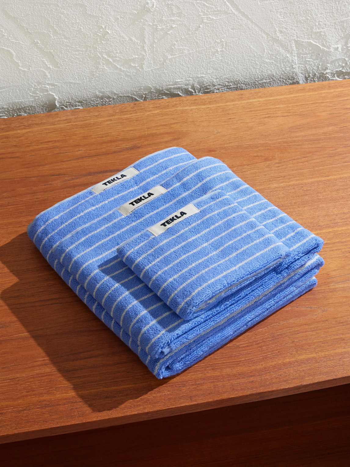Tekla Striped Organic Cotton Towels - Men - Men's Home