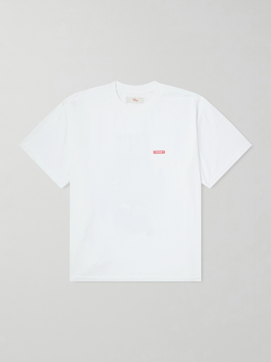 Cherry Los Angeles Logo-print Cotton-jersey T-shirt In White