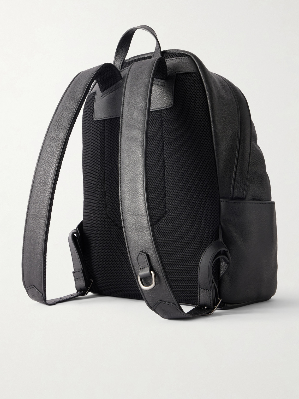 Canali Full-Grain Leather Backpack - Men | Thumbnail 4 Canali Full-Grain Leather Backpack - Men | Thumbnail 4