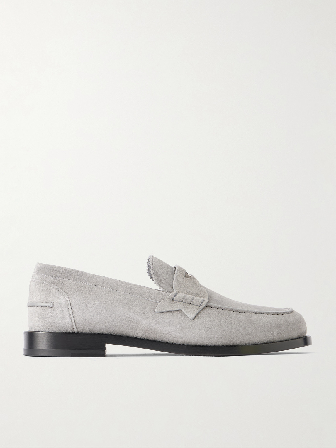 The Plato Neocl-Detailed Suede Penny Loafers